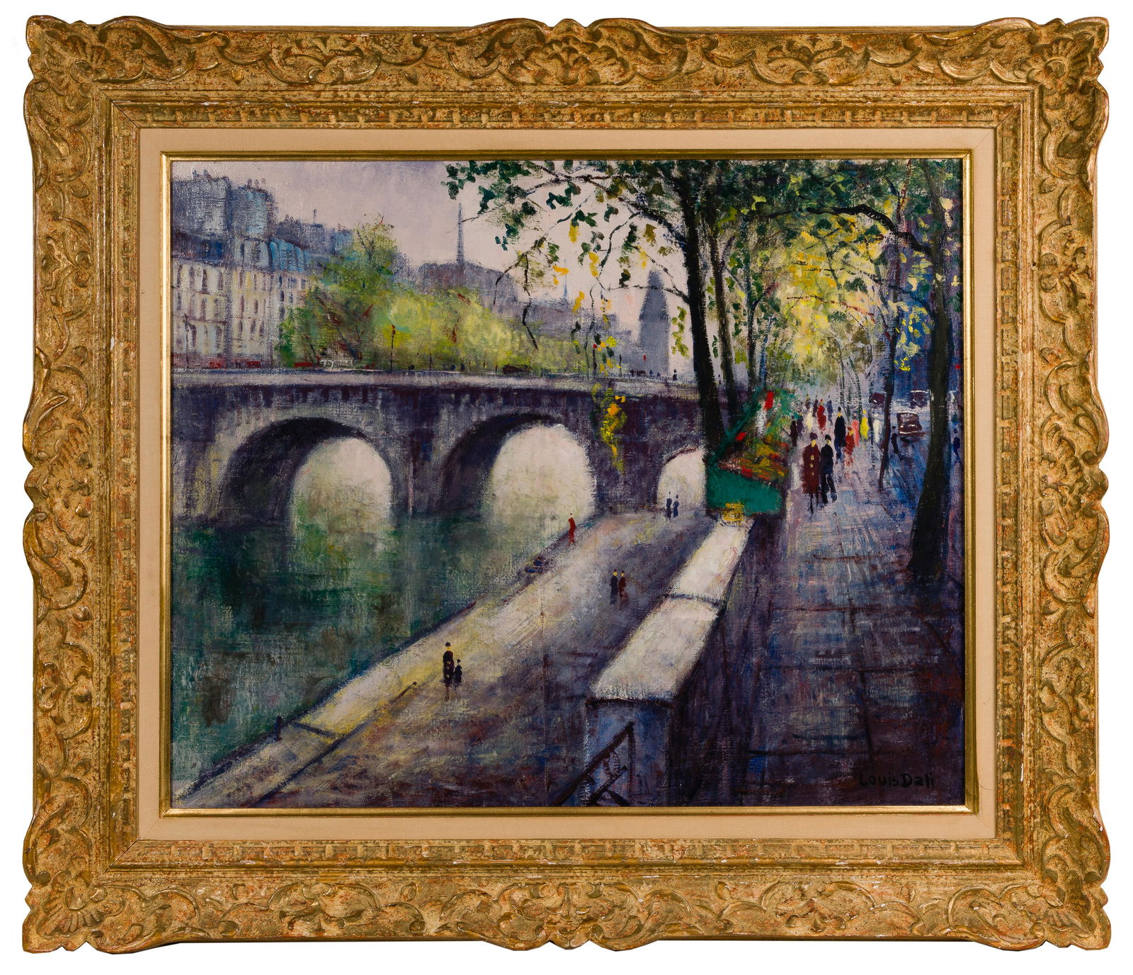 Louis Dali (French, 1904-1995) Oil on Canvas (1 of 3)