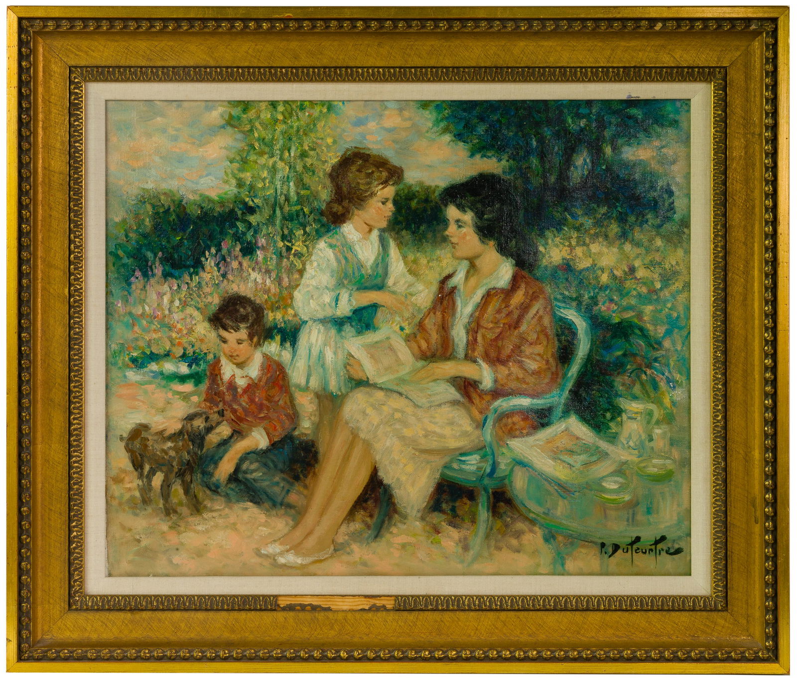 Pierre Eugene Duteurtre (French, 1911-1989) Oil on Canvas (1 of 4)