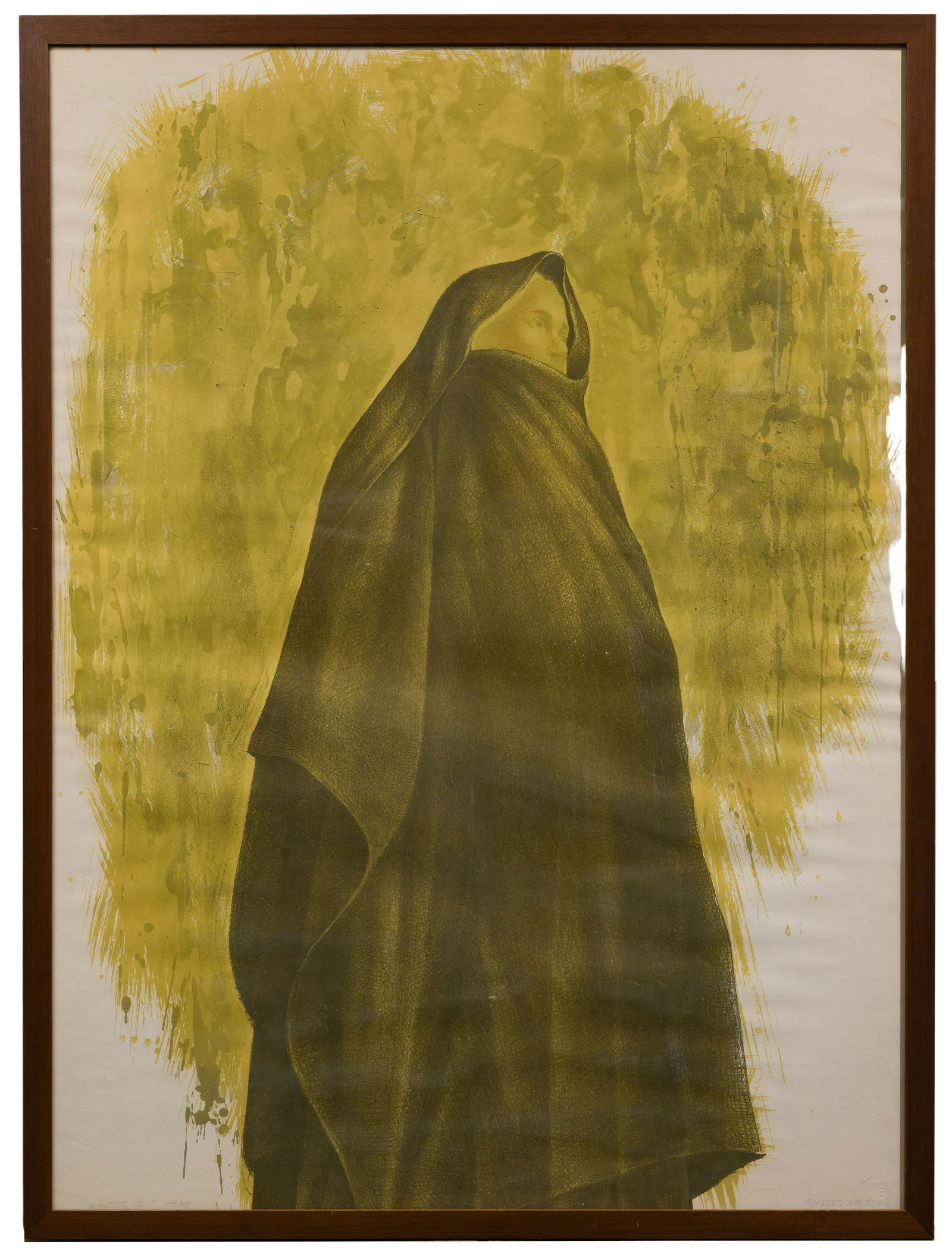 Charles White (American, 1918-1979) "Exodus II" Color Lithograph on Rives BFK Paper (1 of 2)