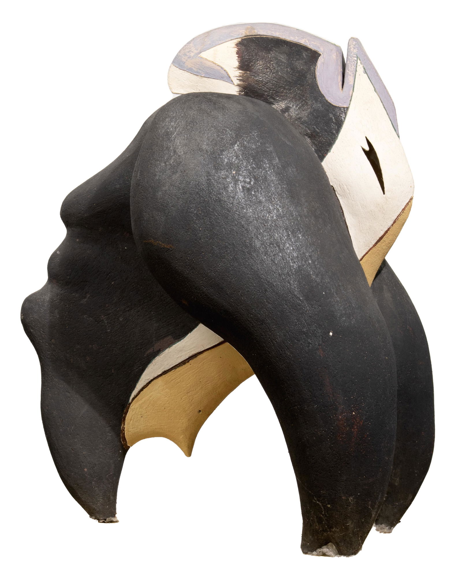 Unknown Artist (American, 20th Century) Ceramic Sculpture (1 of 2)