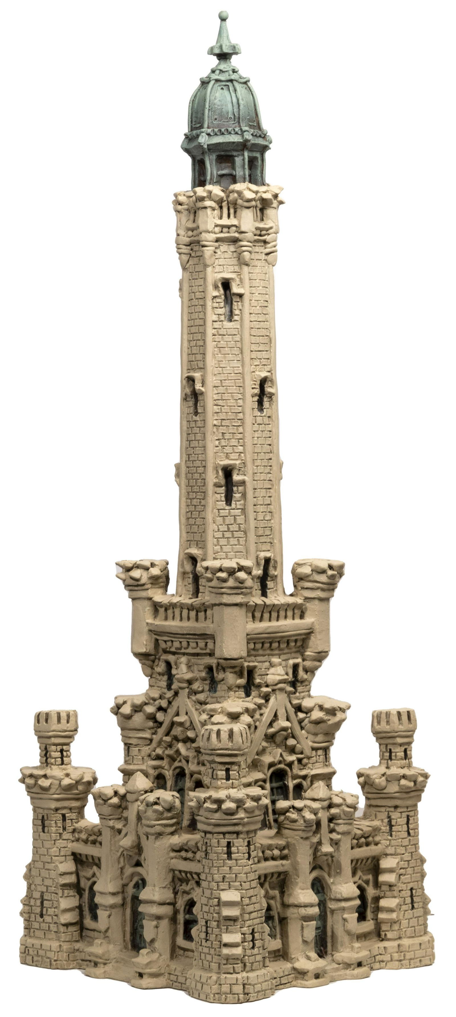 Alice 'Zani' Jacobsen (American, 20th Century) 'Water Tower' Plaster Relief (1 of 6)