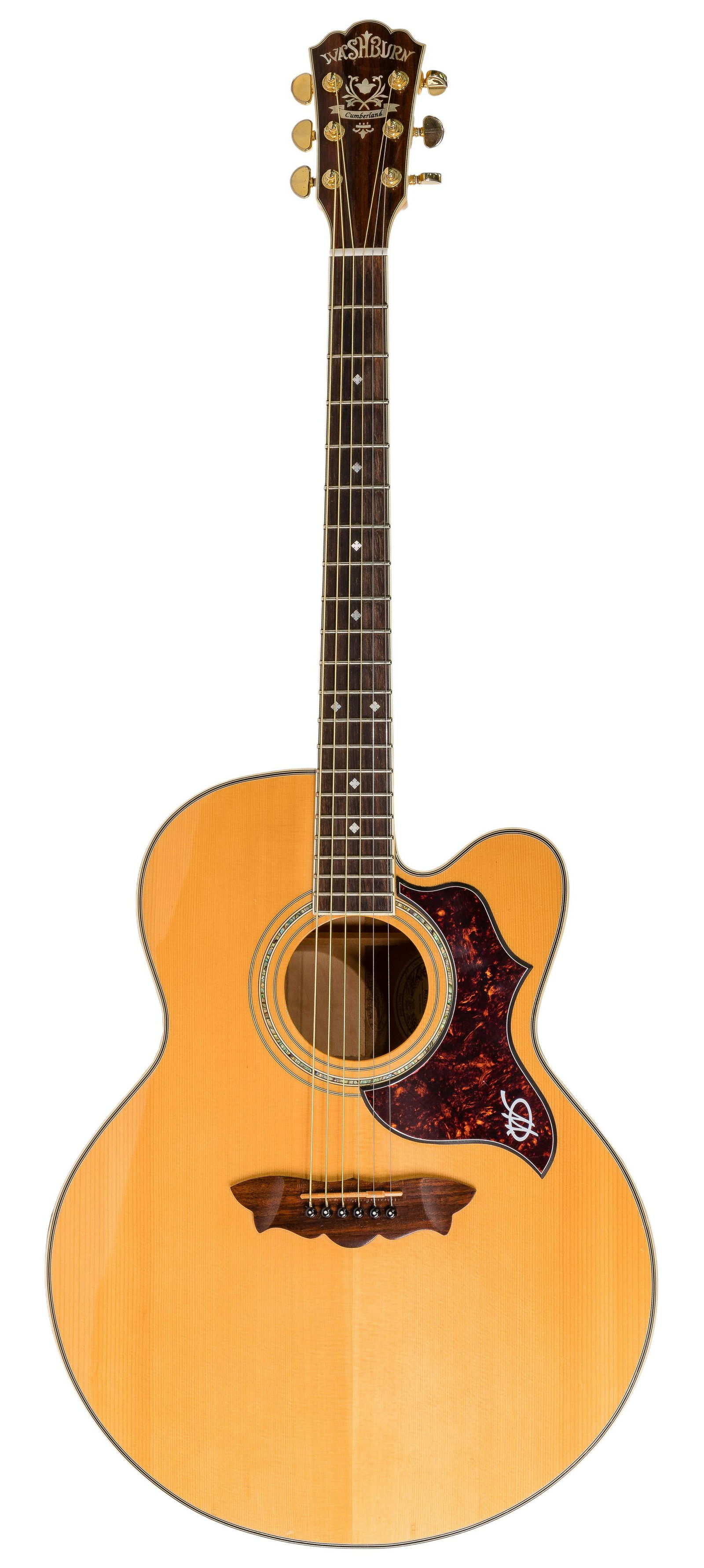 Washburn Cumberland J28SCEDL Acoustic / Electric Guitar with B-Band (1 of 19)