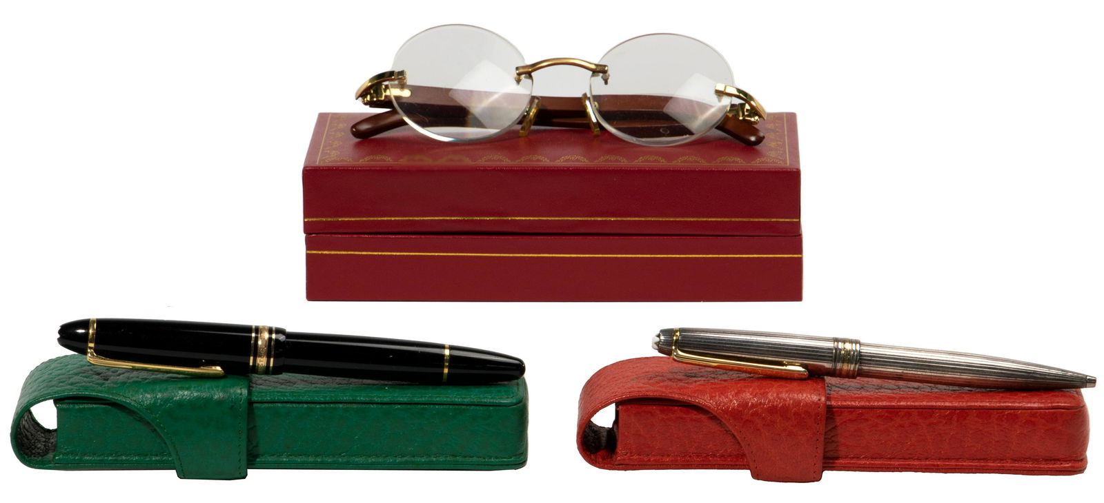 Cartier Montblanc Pen and Eyeglass Assortment (1 of 4)