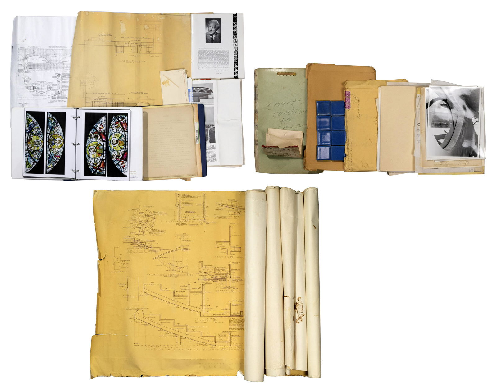 Frank Lloyd Wright Annunciation Greek Orthodox Church Ephemera Assortment (1 of 4)