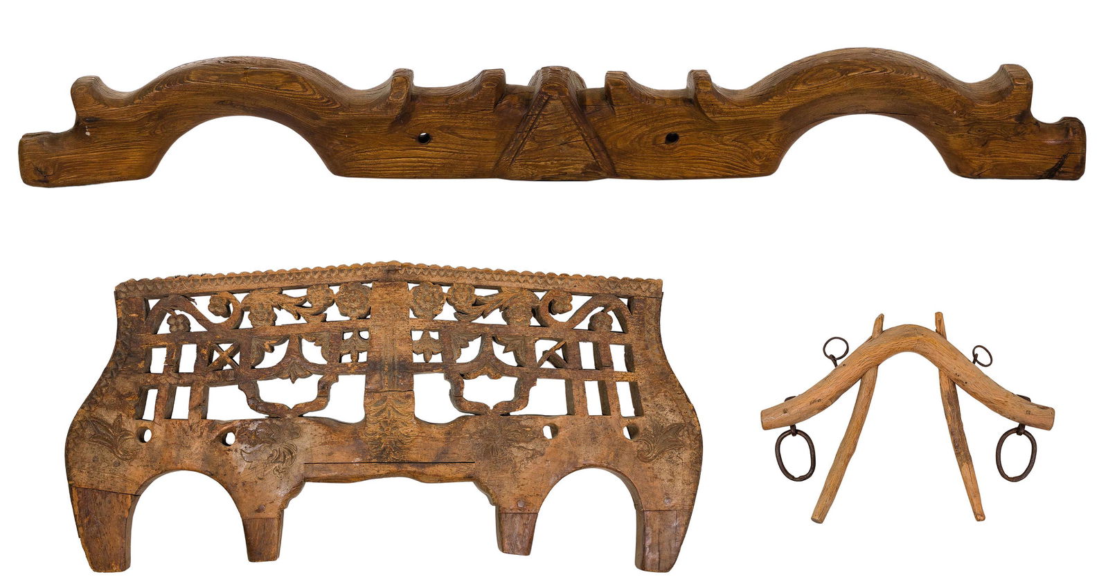European Carved Wood Animal Yoke Assortment (1 of 6)