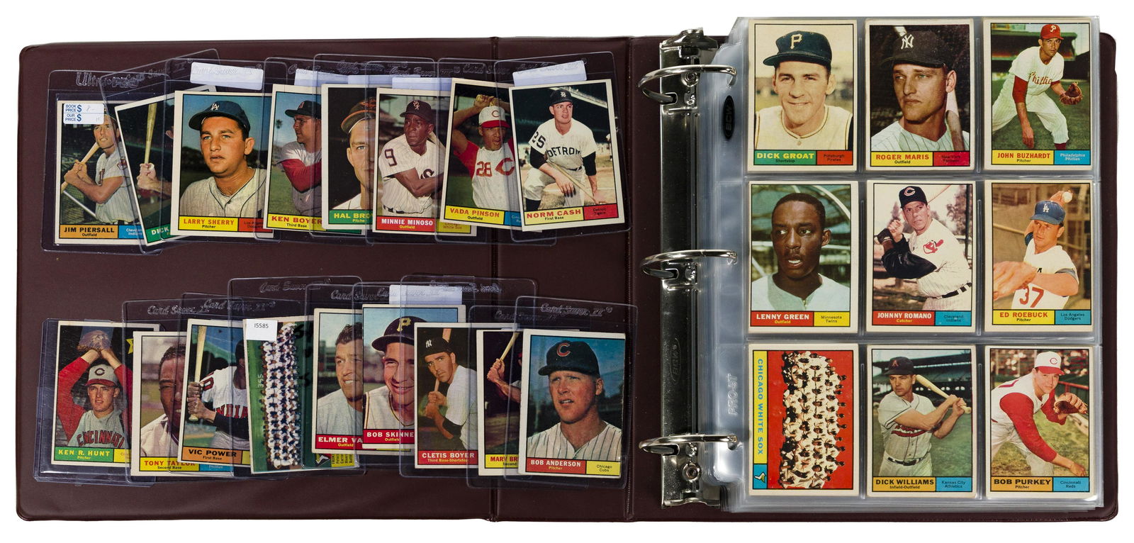 1961 Topps Baseball Cards Partial Set (1 of 5)