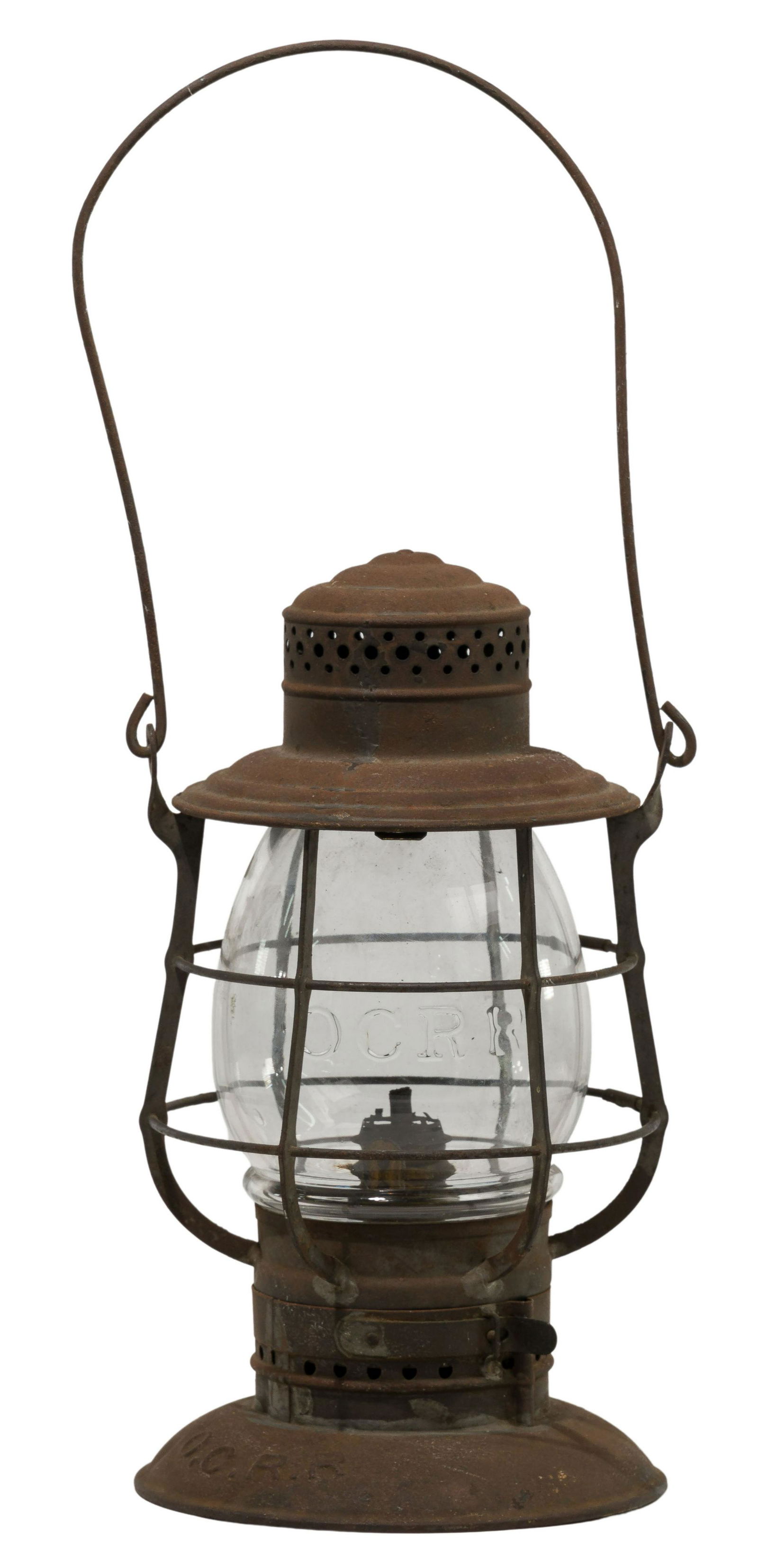 Old Colony Railroad Bellbottom Lantern with Globe (1 of 7)