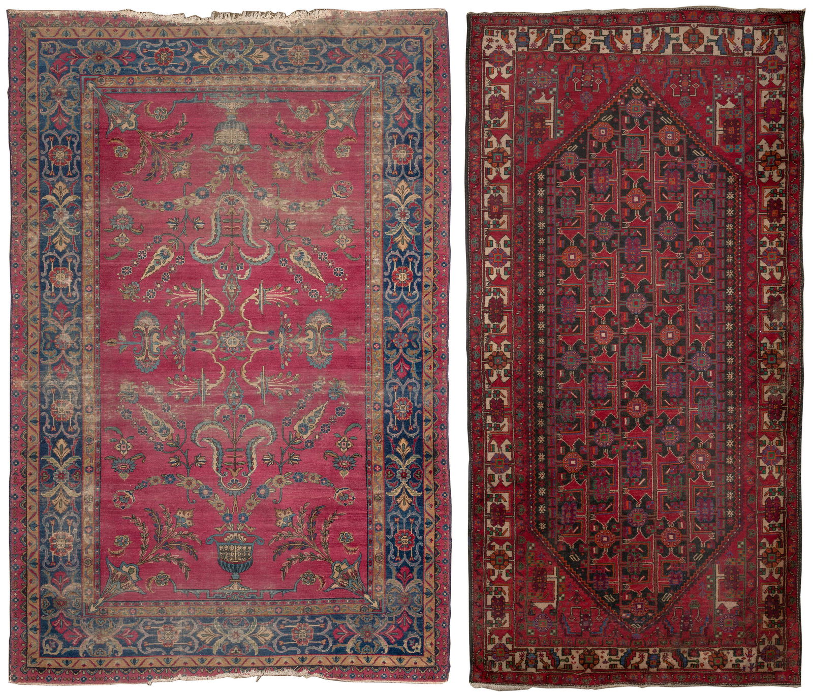 Sarouk and Hamadan Style Room Size Rugs (1 of 13)