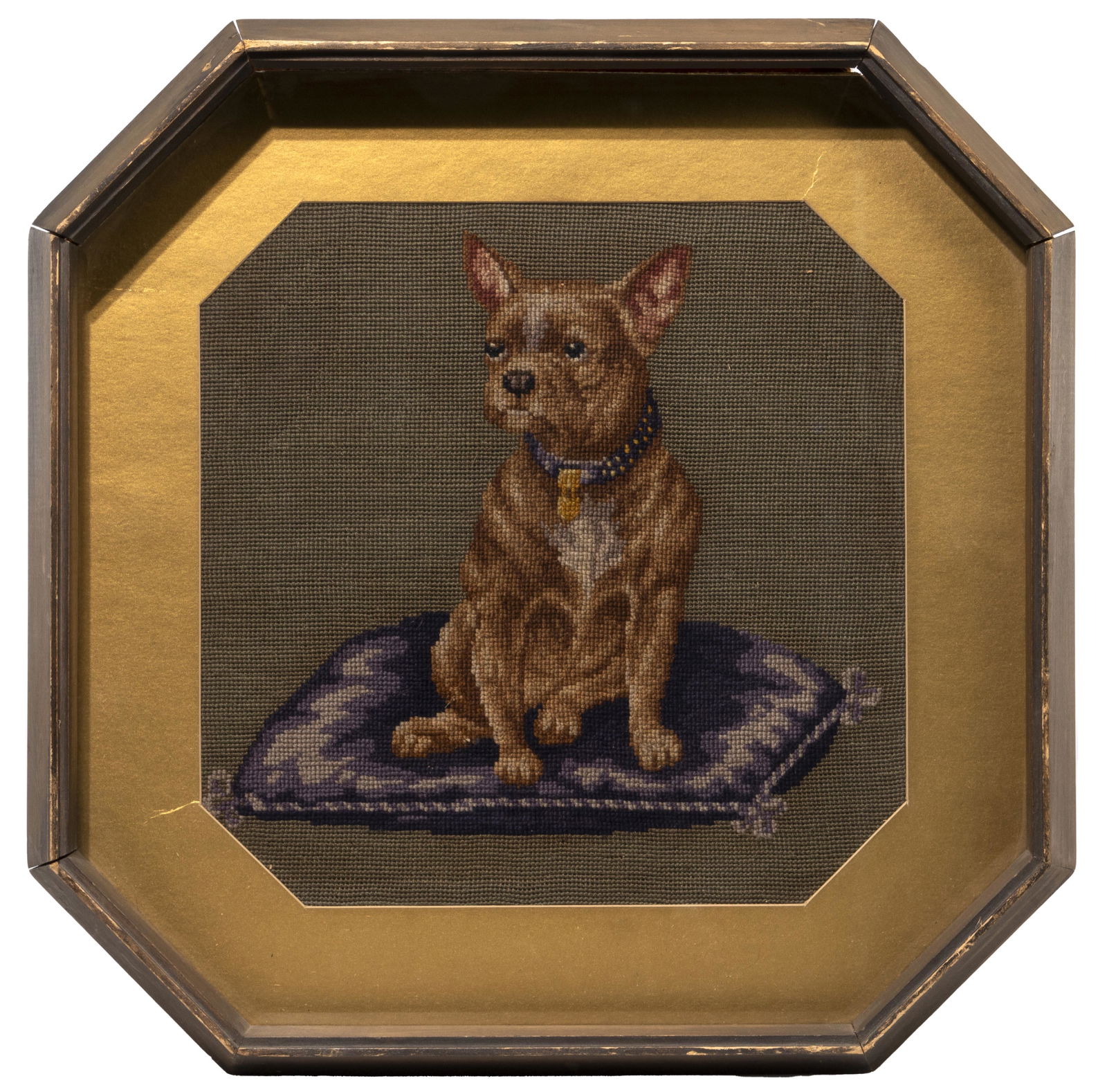 French Bulldog Needlepoint (1 of 3)