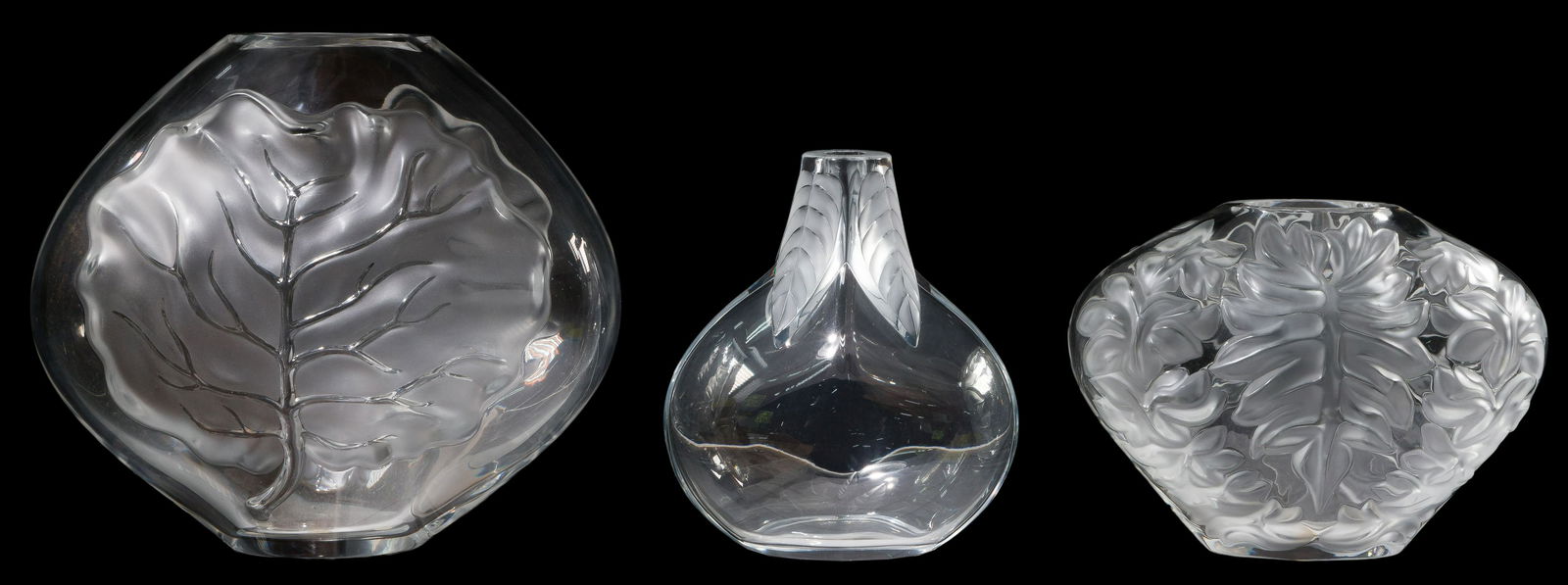 Lalique Crystal Vase Assortment (1 of 1)