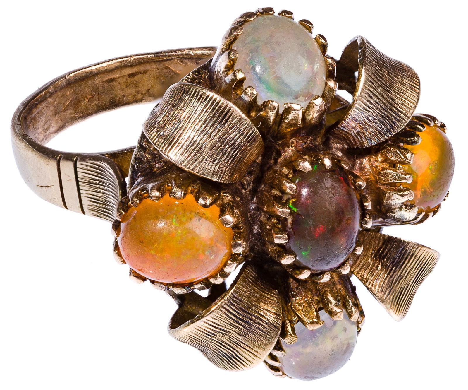 14k Yellow Gold and Opal Ring (1 of 2)