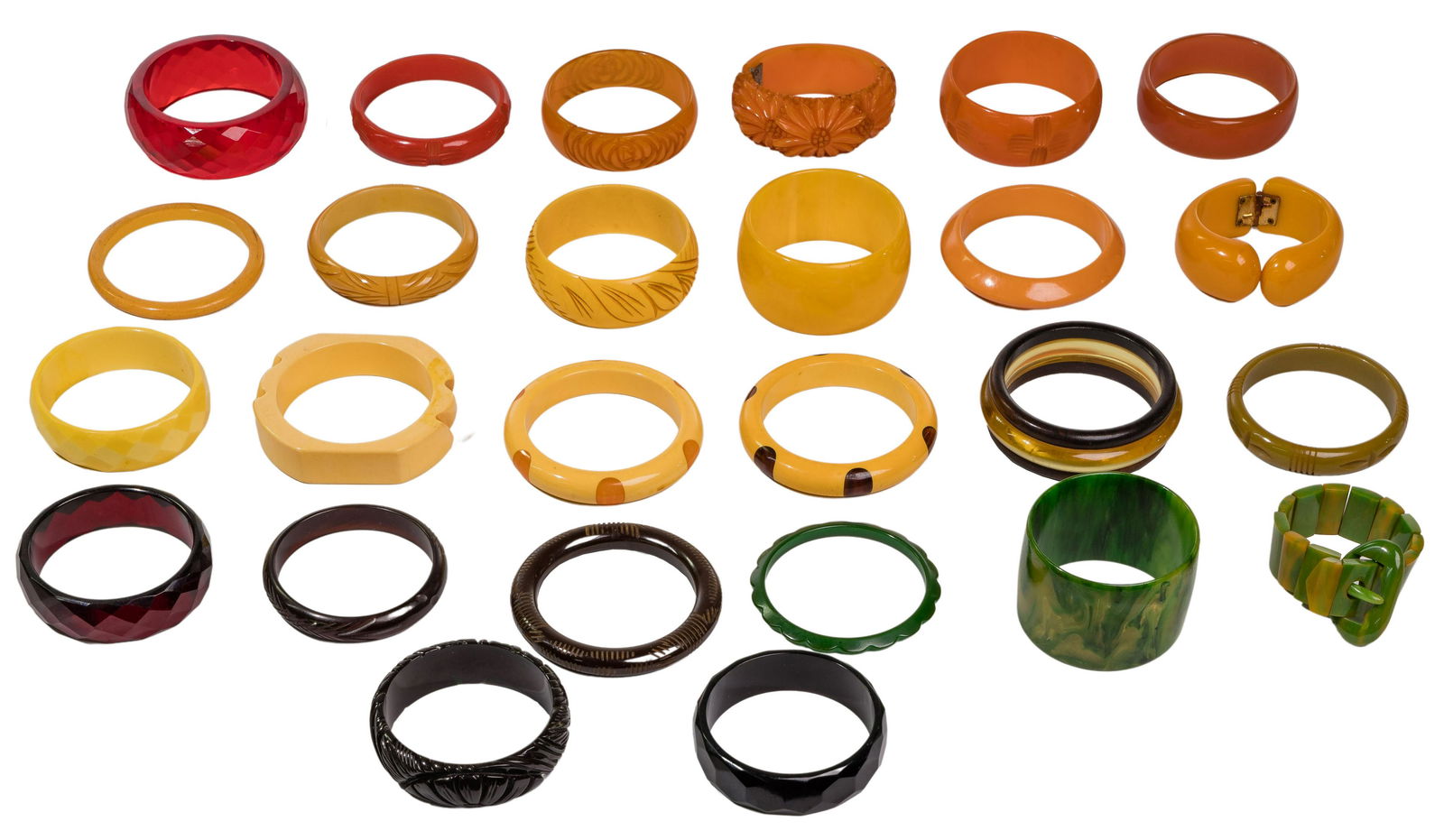 Bakelite Bracelet Collection (1 of 2)