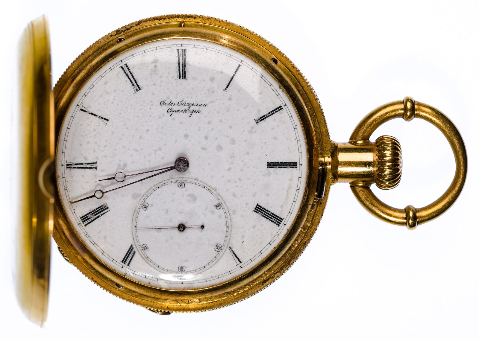 Jules Jurgensen 18k Yellow Gold Case Pocket Watch (1 of 7)