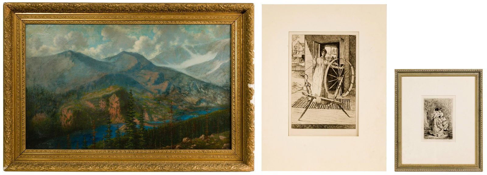 C. C. Bernard (American, 20th Century) Oil on Canvas (1 of 7)