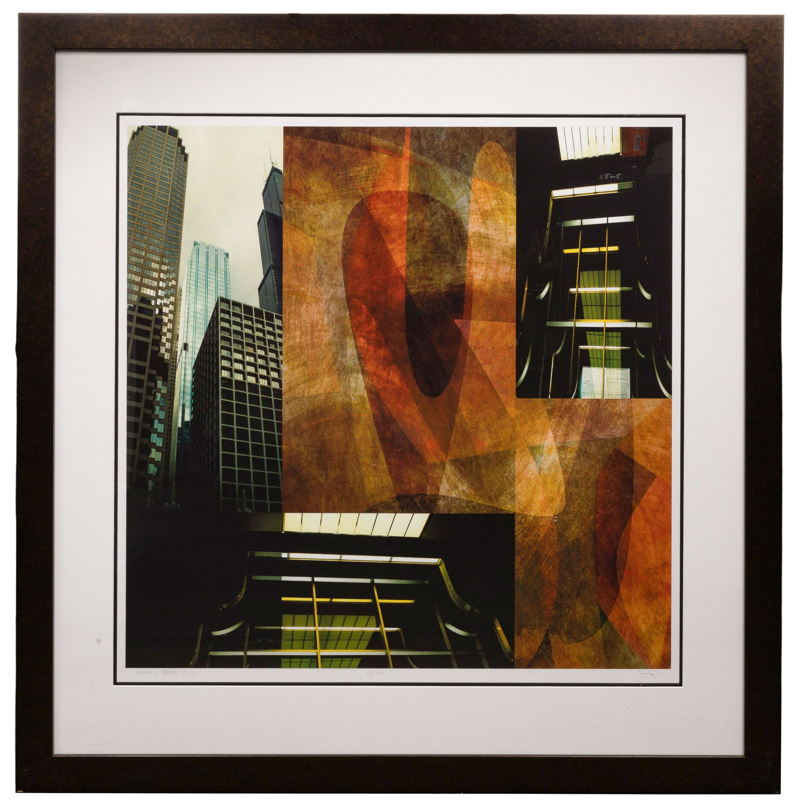 Peter Kitchell (American 20th / 21st Century) 'Light + Steel #14' Giclee (1 of 4)