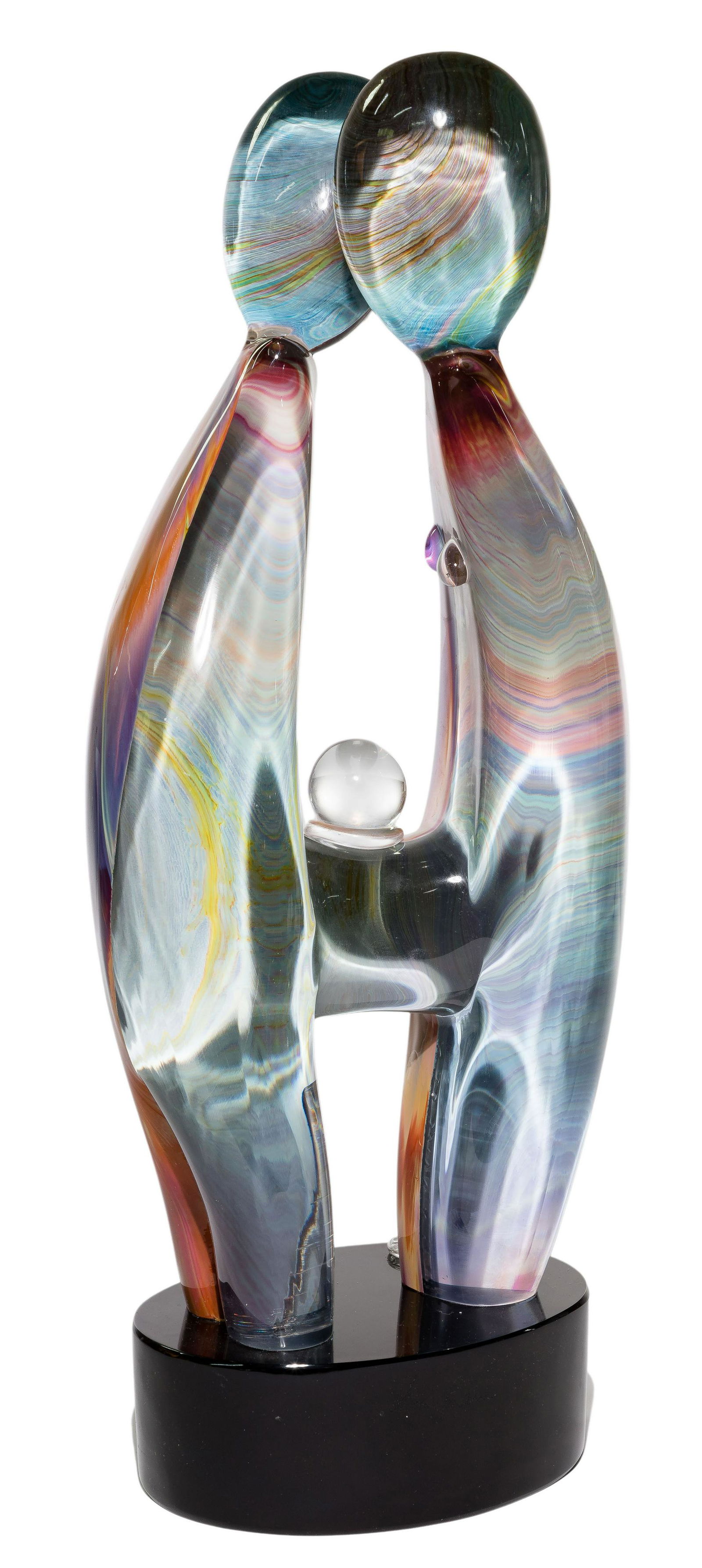 Dino Rosin (Italian, b.1948) Glass Sculpture (1 of 4)