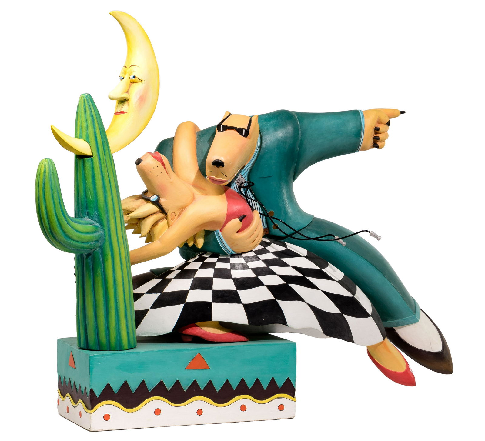 Markus Pierson (American, b.1961) 'The Passion That Kills' Wood Resin Sculpture (1 of 4)