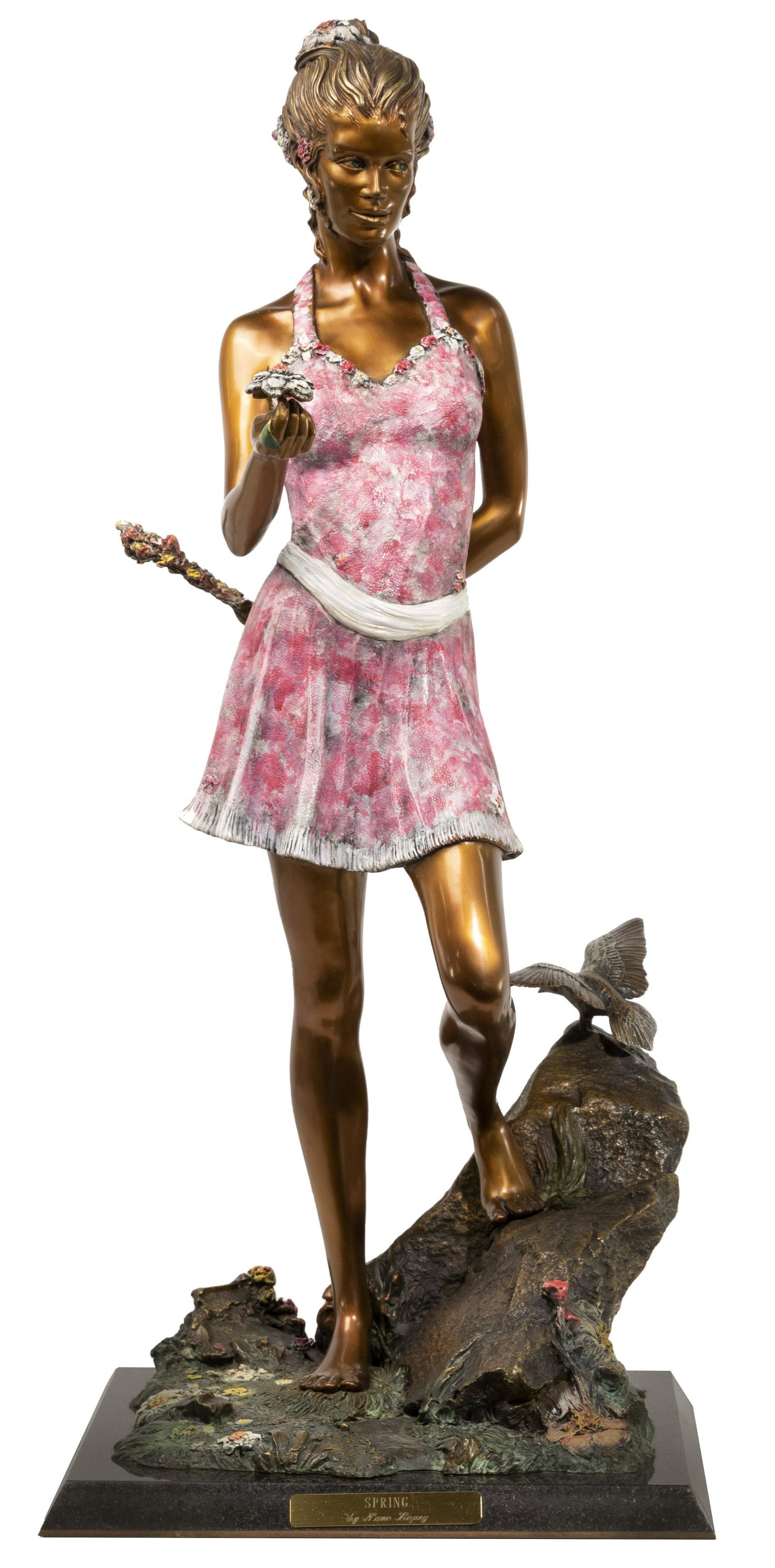 Nano Lopez (Colombian / American, b.1955) 'Spring' Bronze Sculpture (1 of 4)