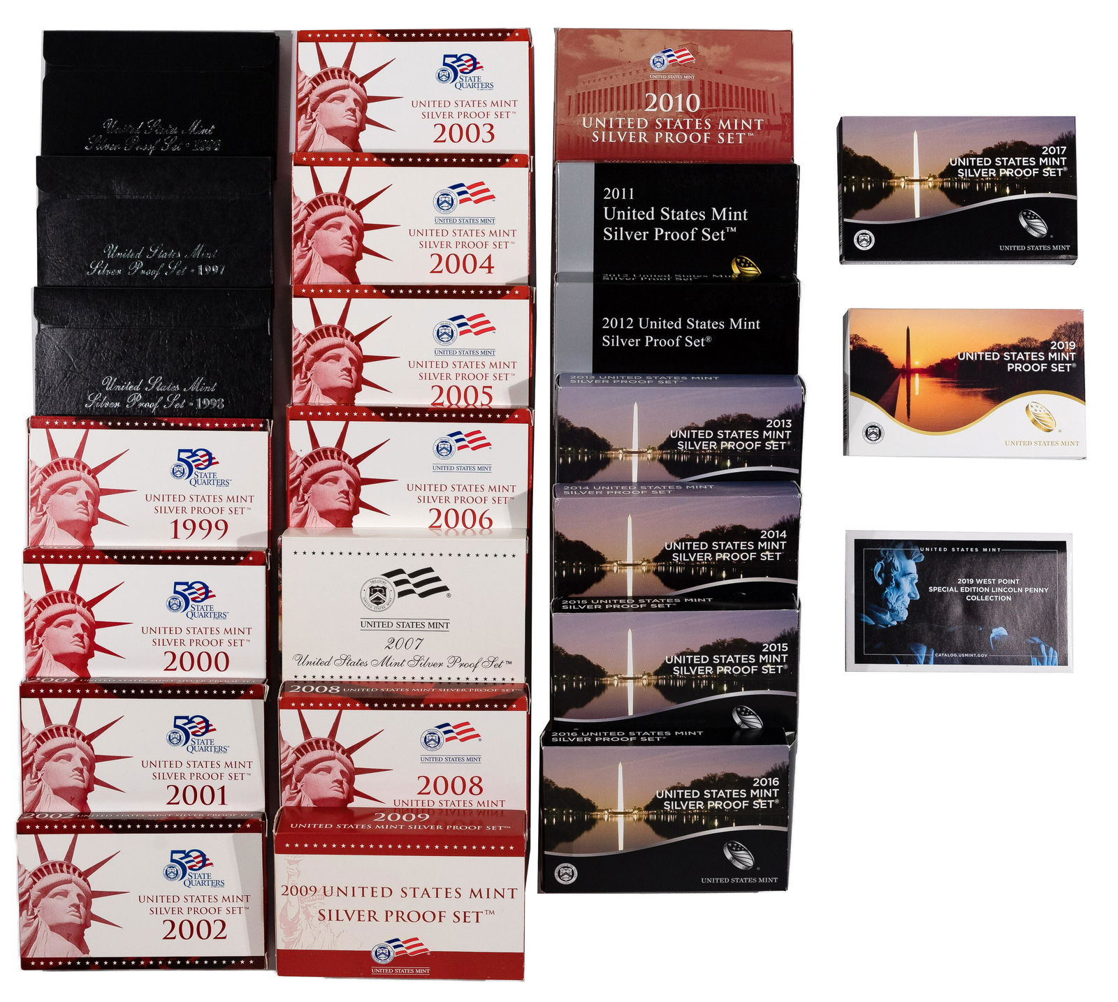 US Silver Proof Set Assortment (1 of 1)