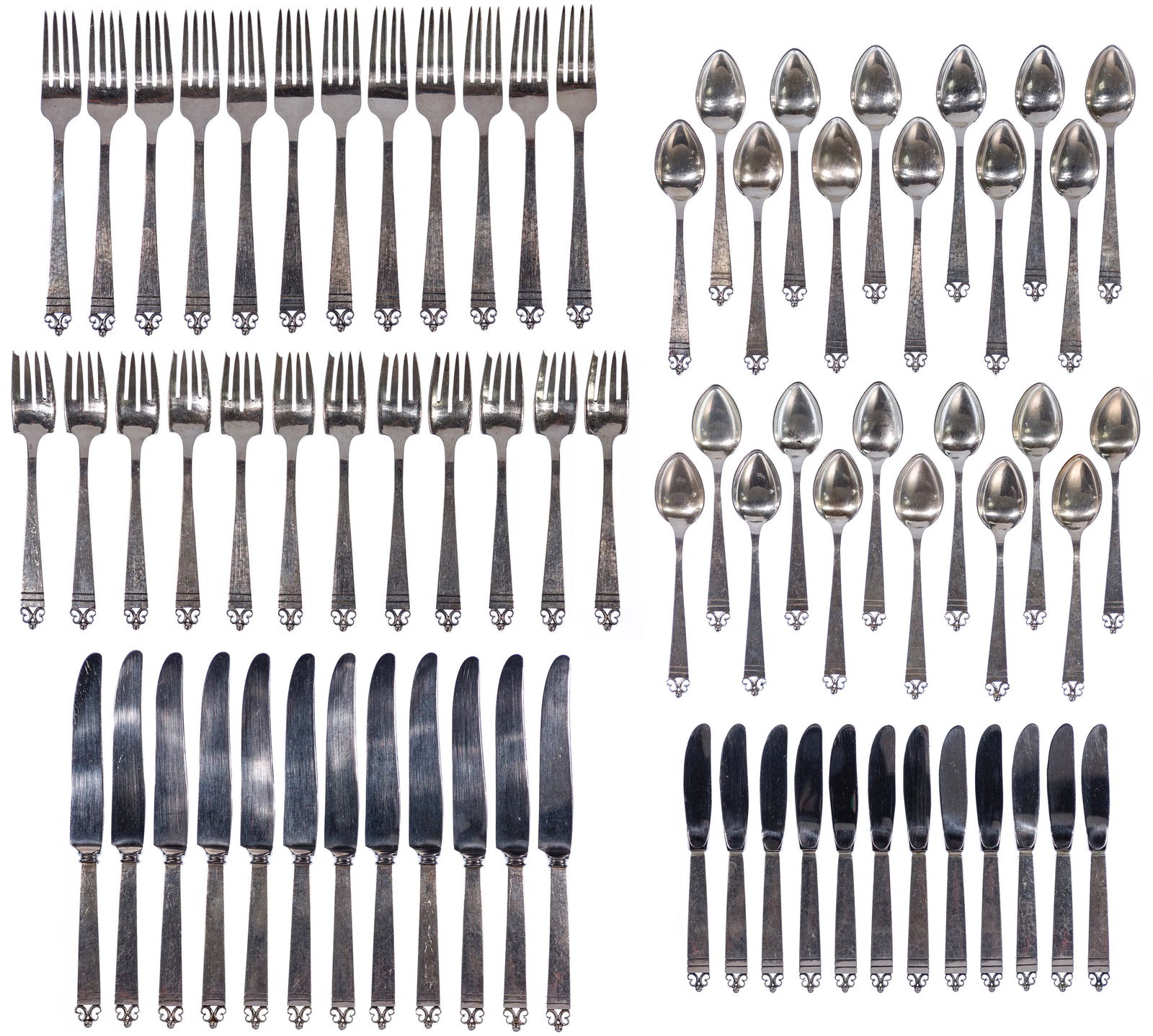 Kalo 'Ball and Scroll' Sterling Silver Flatware Service (1 of 8)