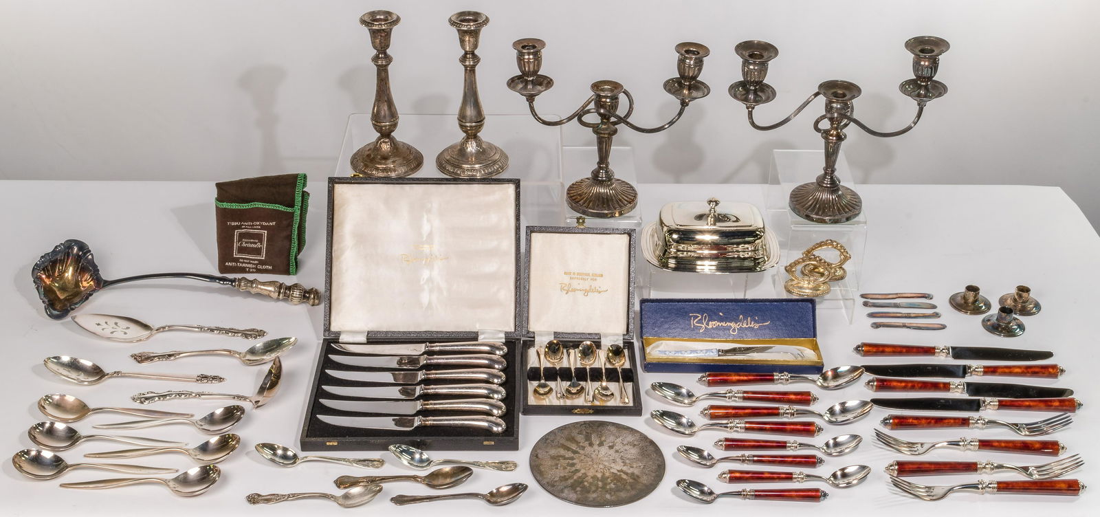 Sterling Silver and Silverplate Object Assortment (1 of 4)