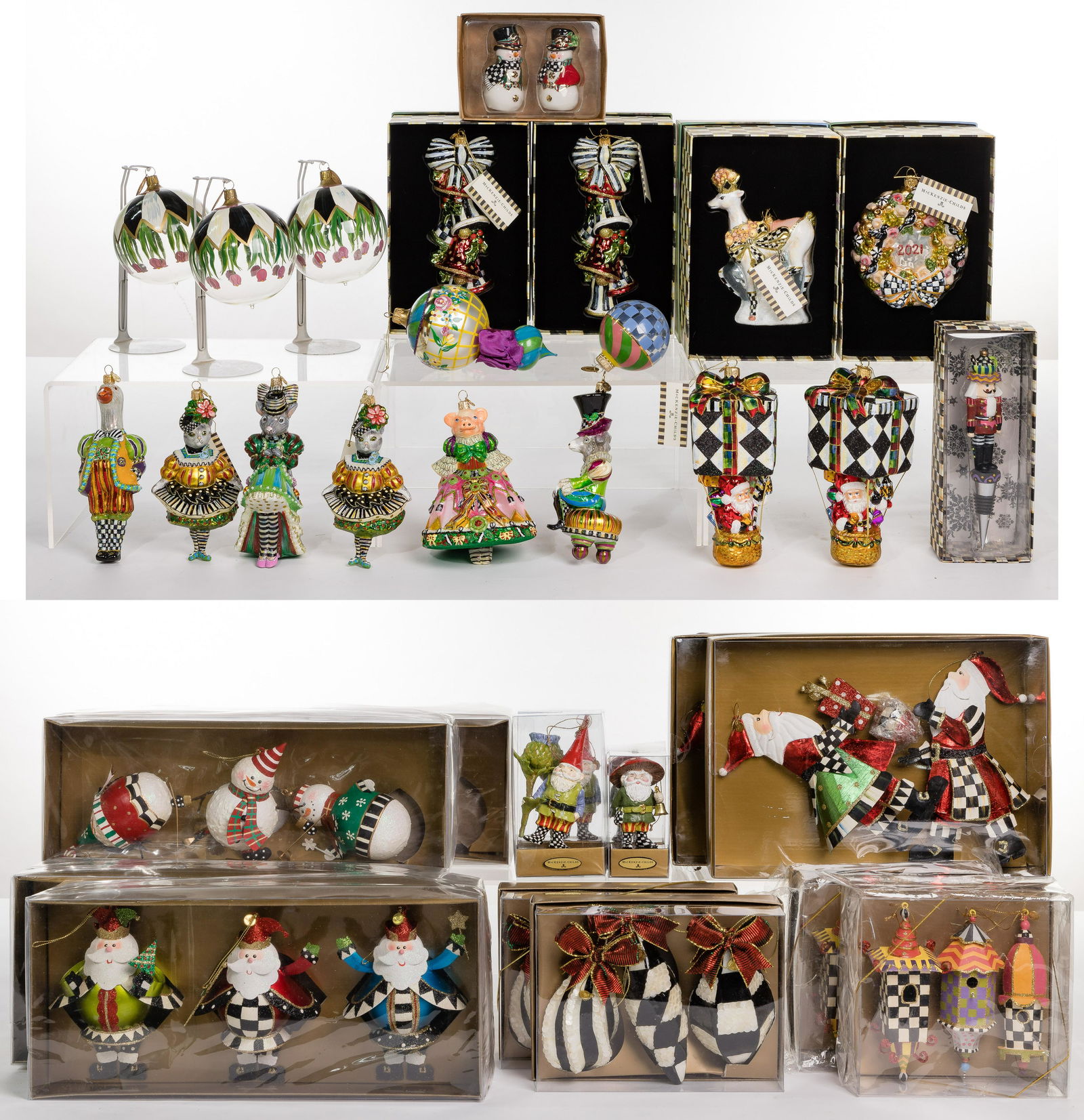 MacKenzie-Childs Christmas Ornament Assortment (1 of 3)