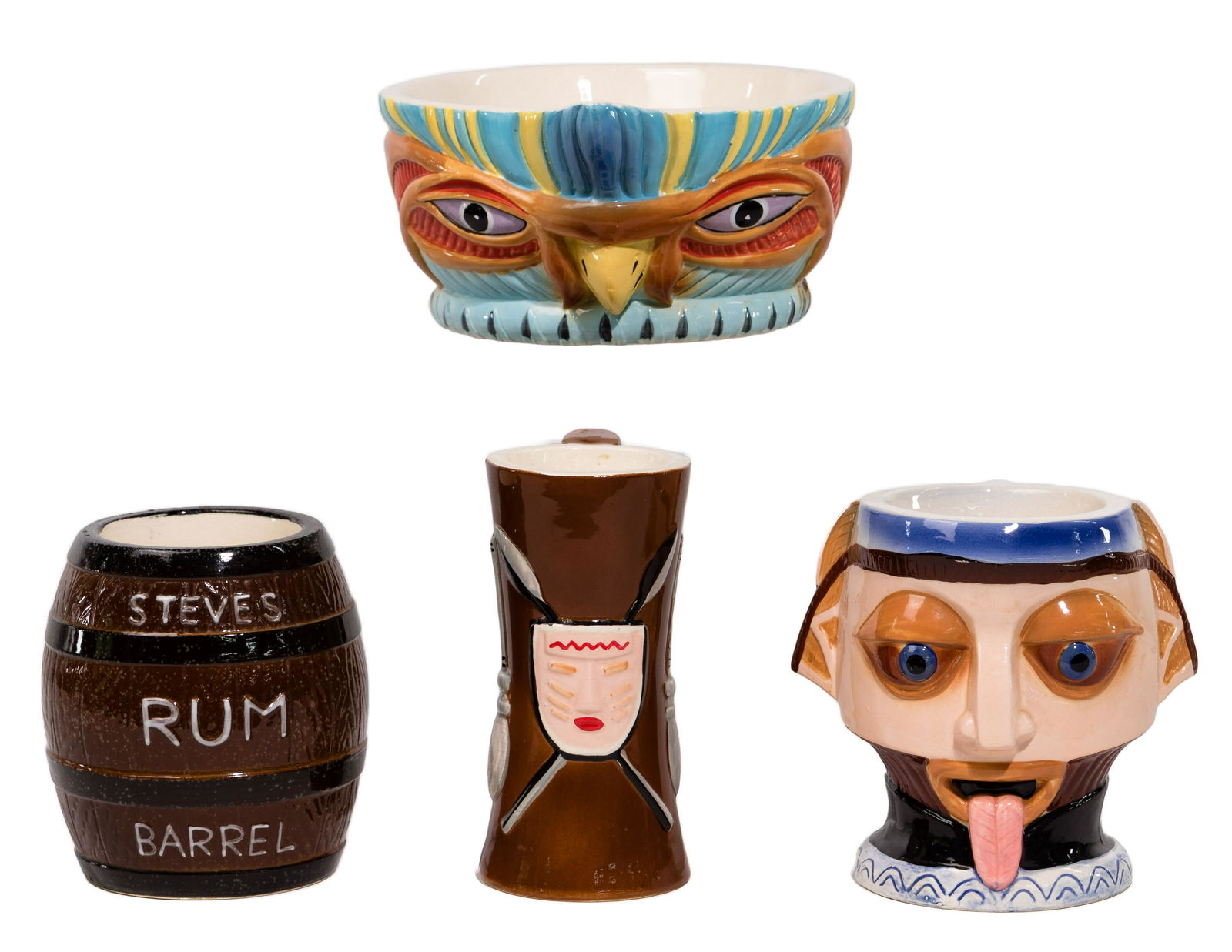 Steve Crane Associates Ceramic Tiki Mug and Bowl Assortment (1 of 3)
