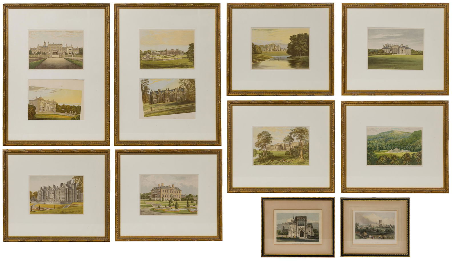 Decorative Print and English Architectural Engraving Assortment (1 of 11)