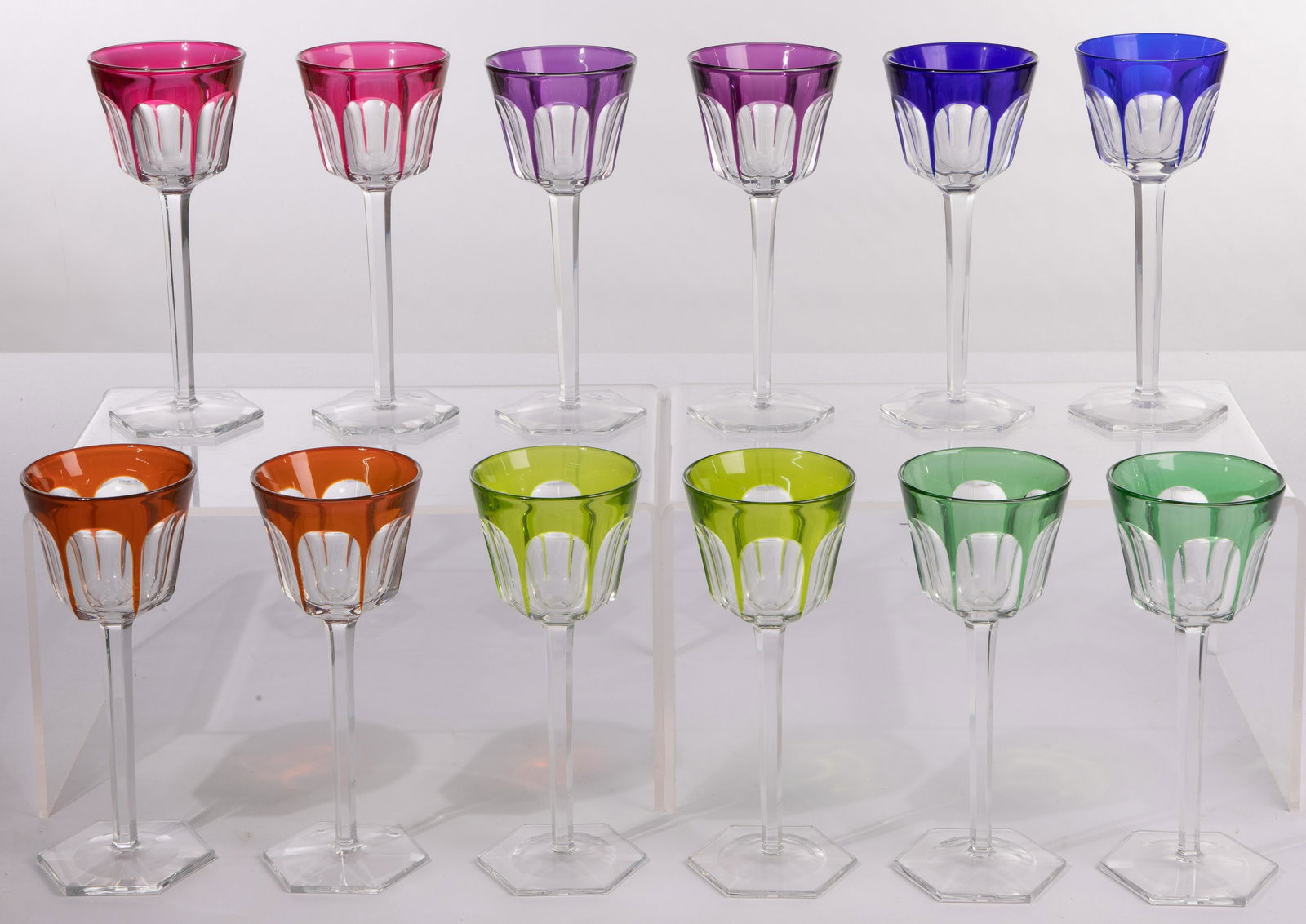 Baccarat Crystal 'Malmaison' Cut-to-Clear Hock Glass Collection (1 of 1)