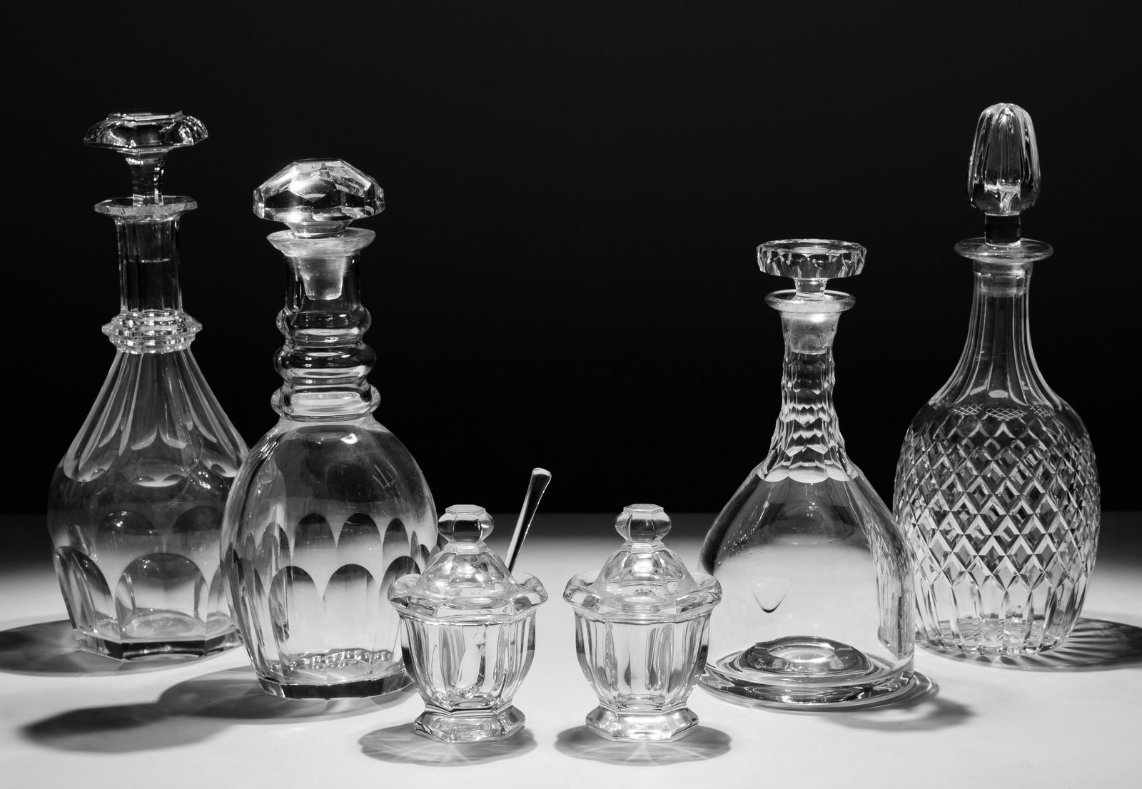 Crystal Decanter Assortment (1 of 4)