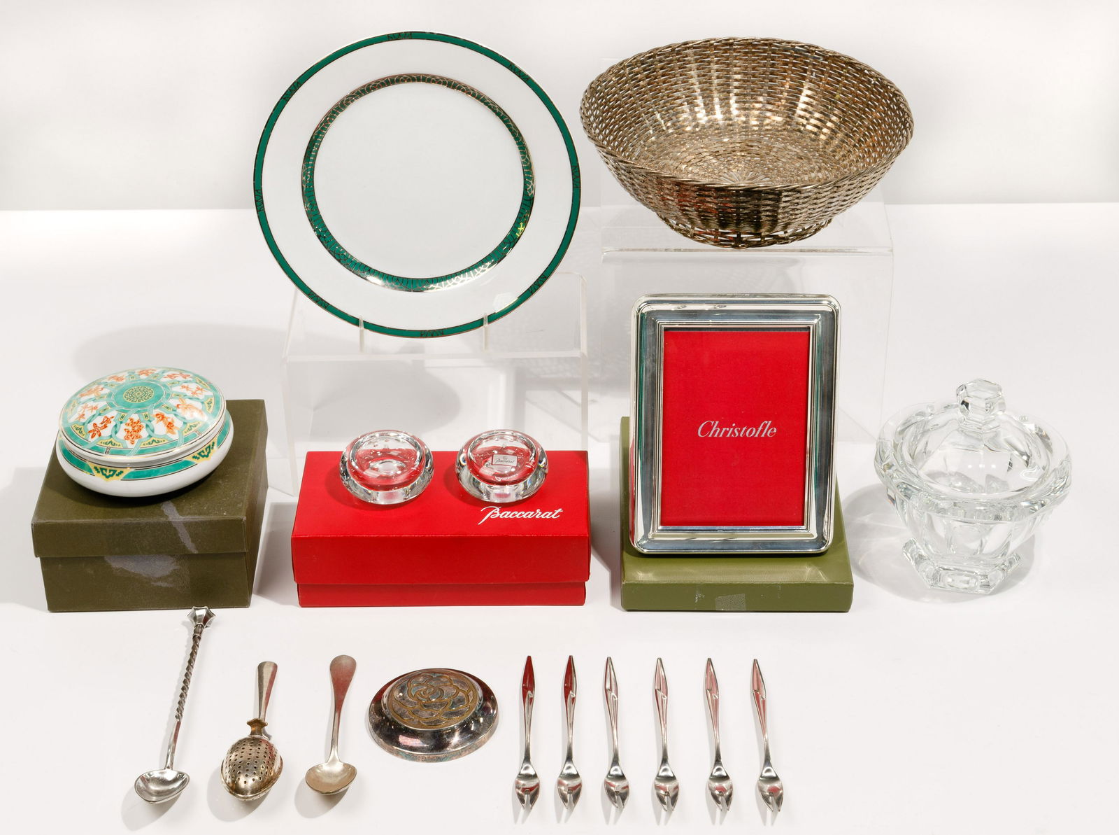 Baccarat Crystal and Christofle Assortment (1 of 3)