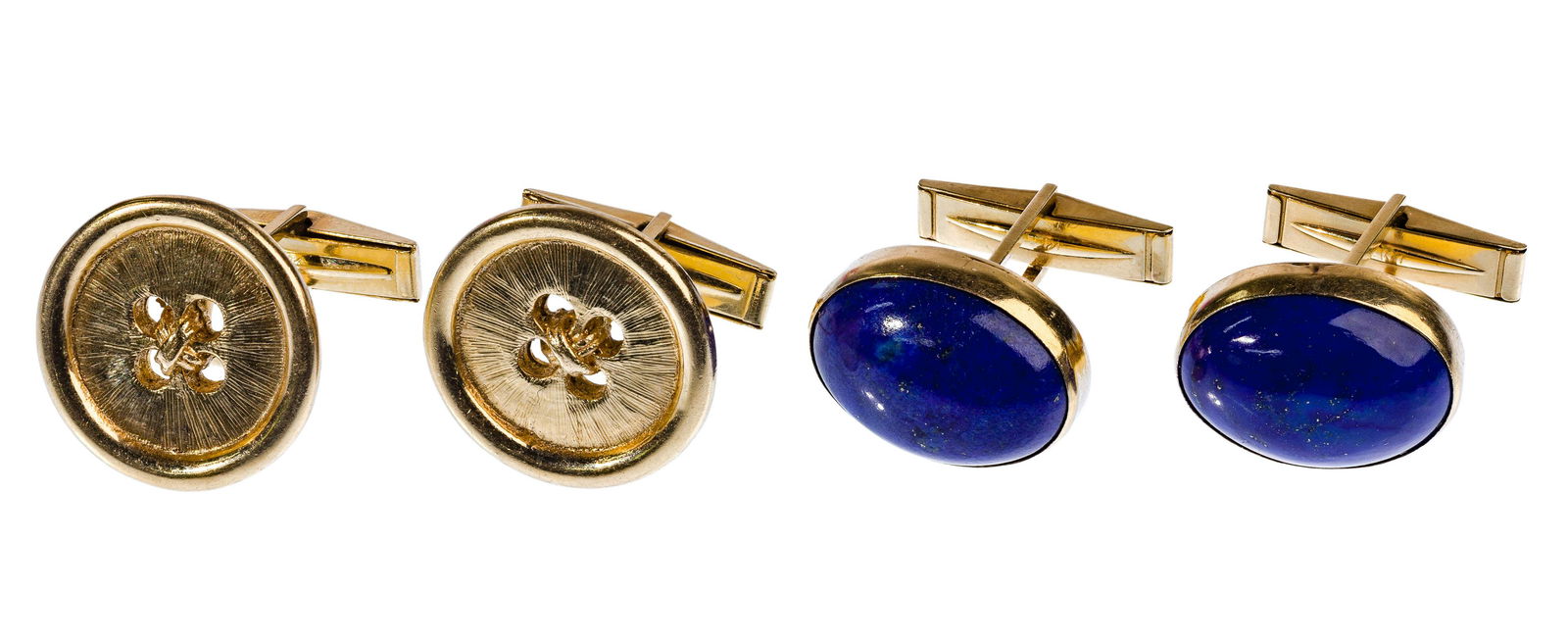 14k Yellow Gold Cufflink Sets (1 of 2)
