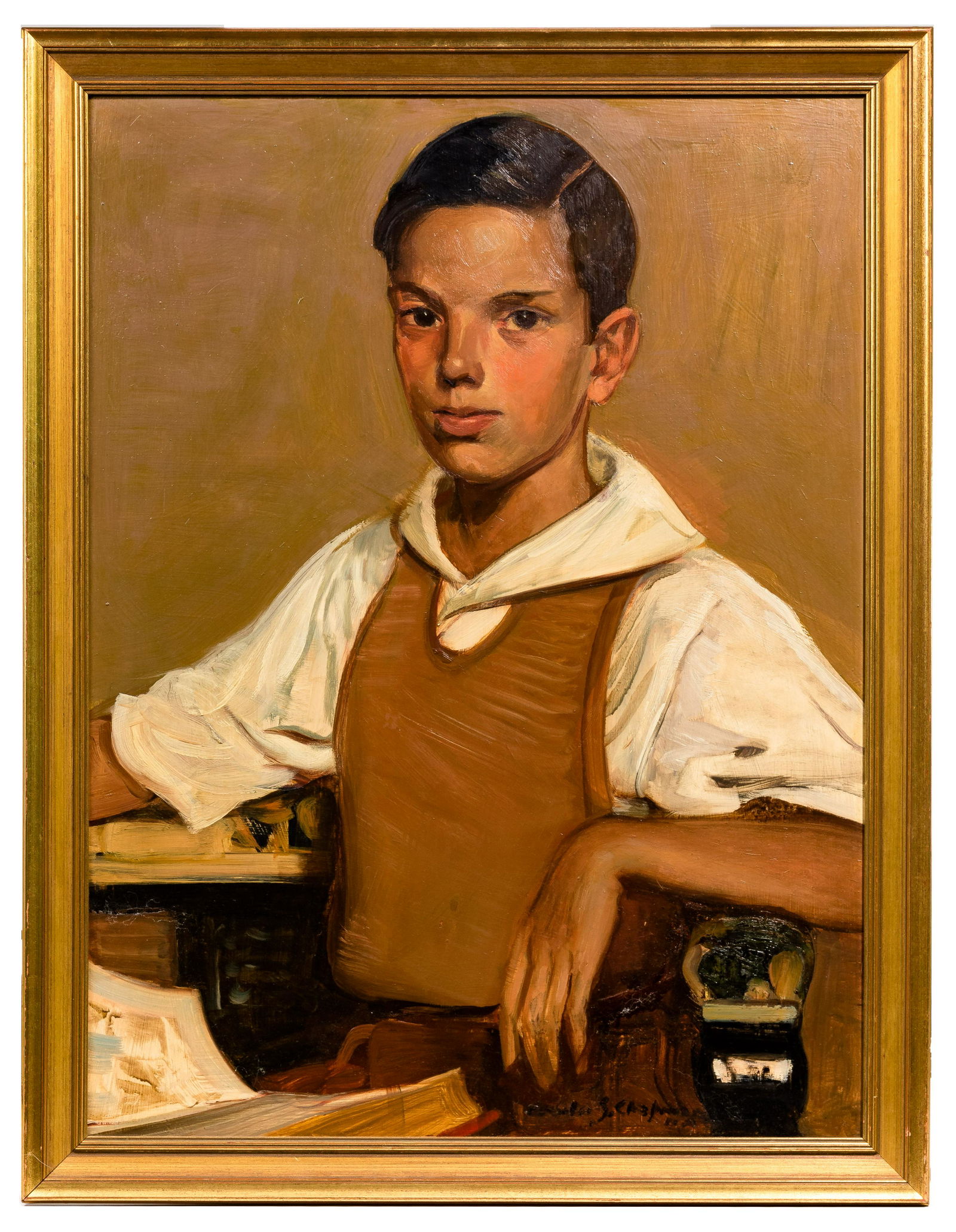 Unknown Artist (American Regionalist School, 20th Century) Oil on Board (1 of 4)