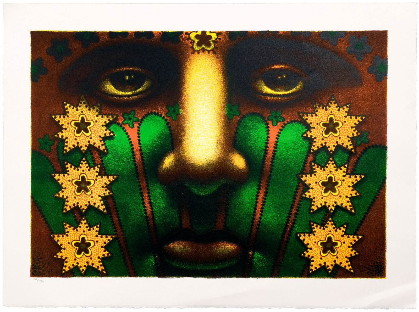 Ed Paschke (American, 1939-2004) 'Bondo' Lithograph (1 of 3)