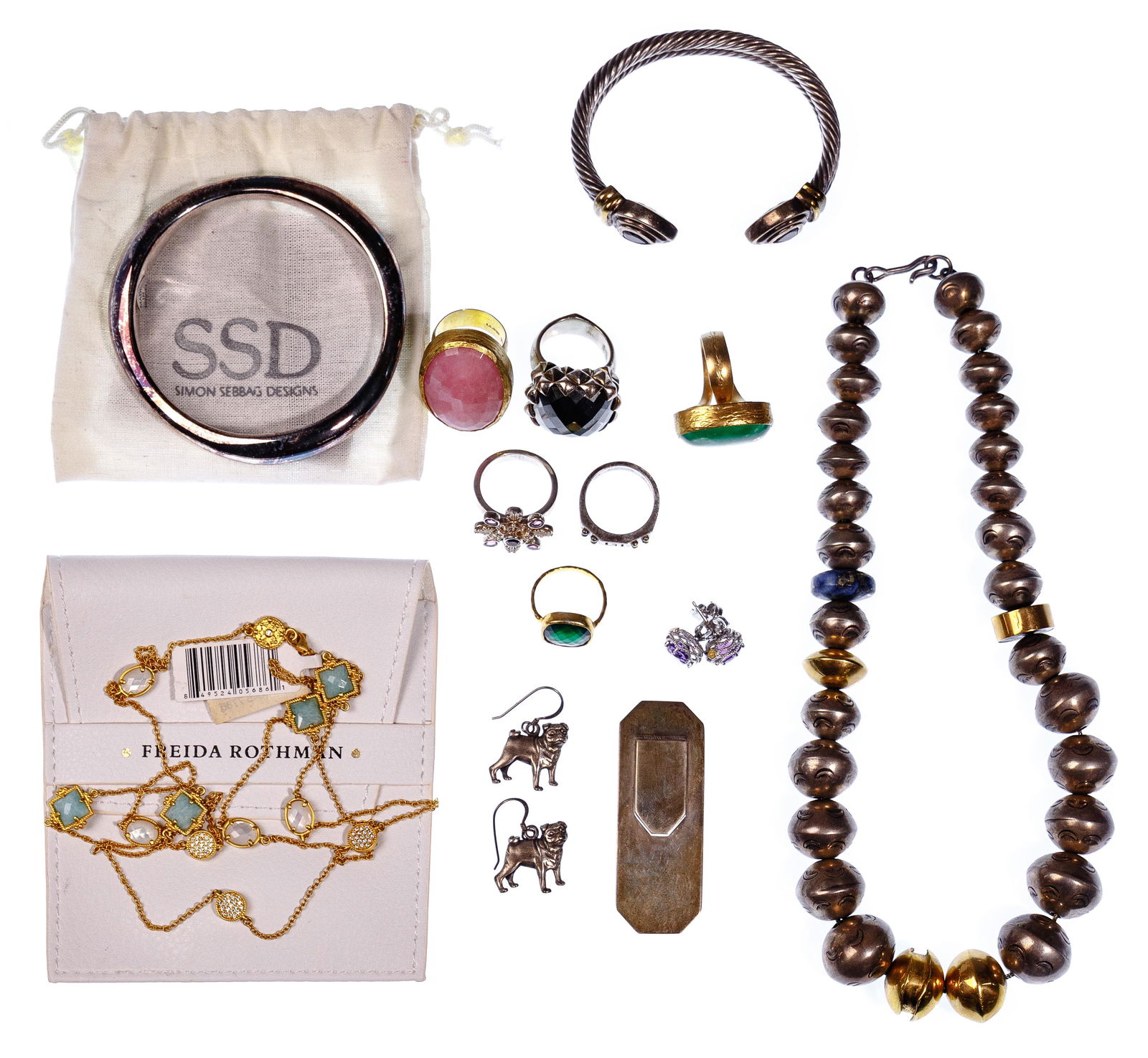 Designer Sterling Silver Jewelry Assortment (1 of 1)