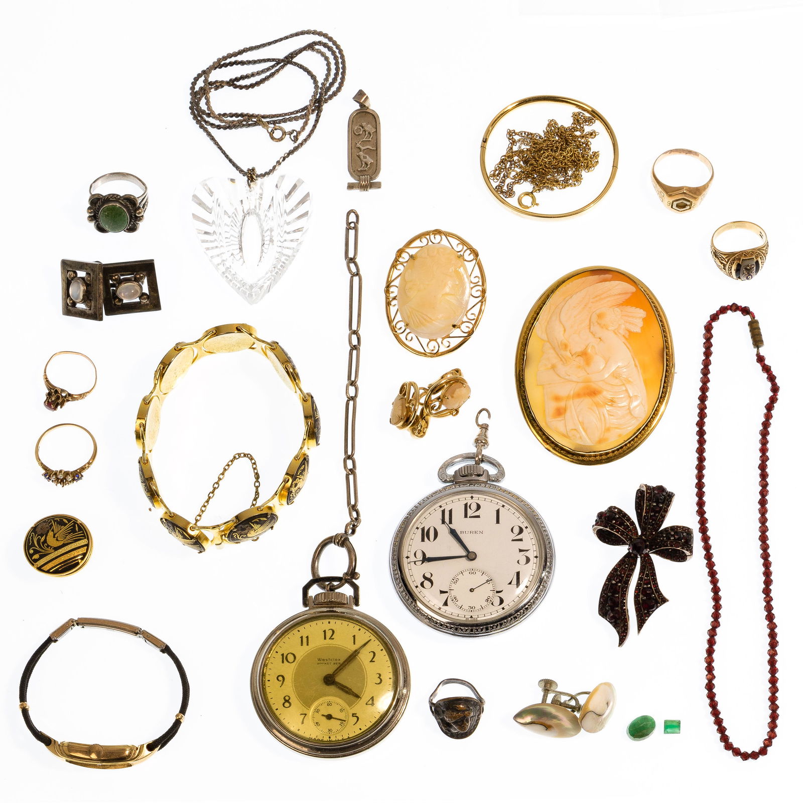 Gold, Silver and Costume Jewelry and Watch Assortment (1 of 1)