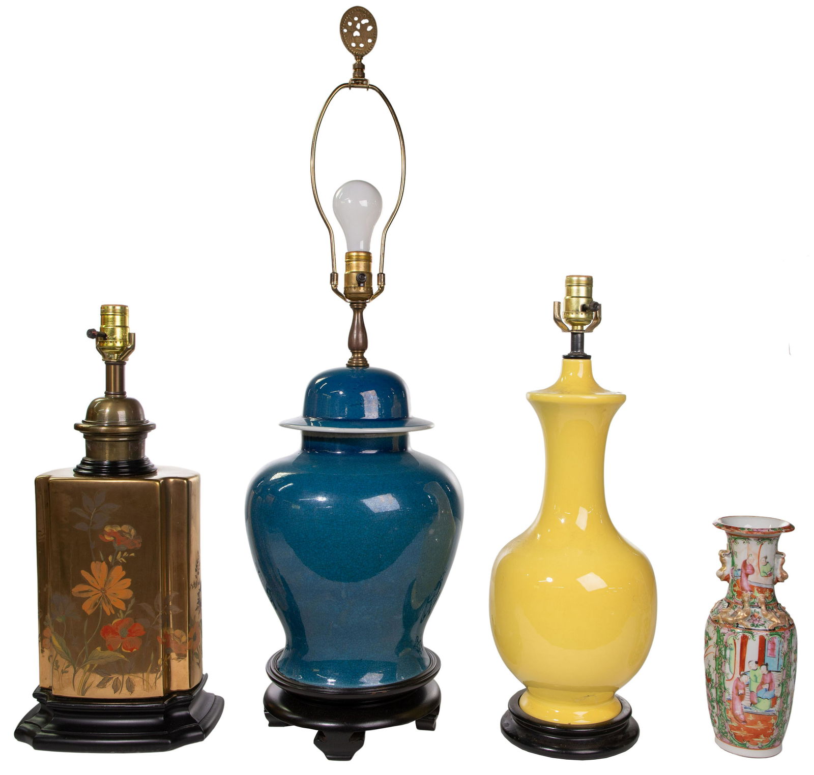 Asian Ceramic Table Lamp Assortment (1 of 5)