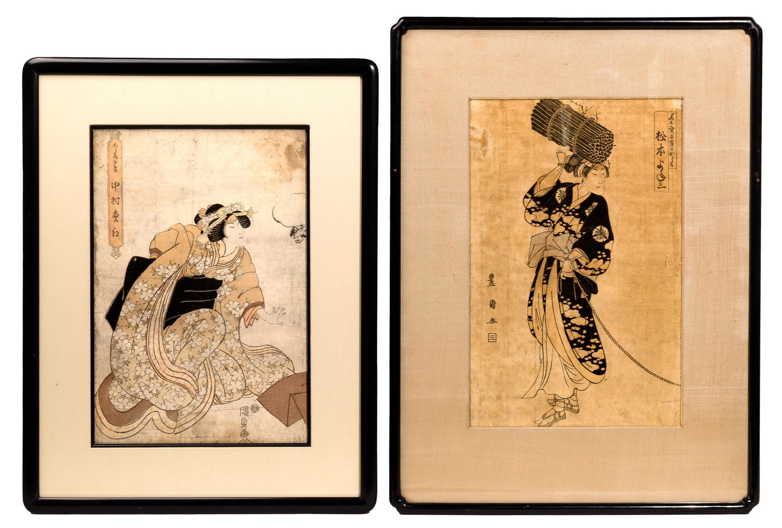 Unknown Artists (Japanese, 18th/19th Century) Woodblock Prints (1 of 3)