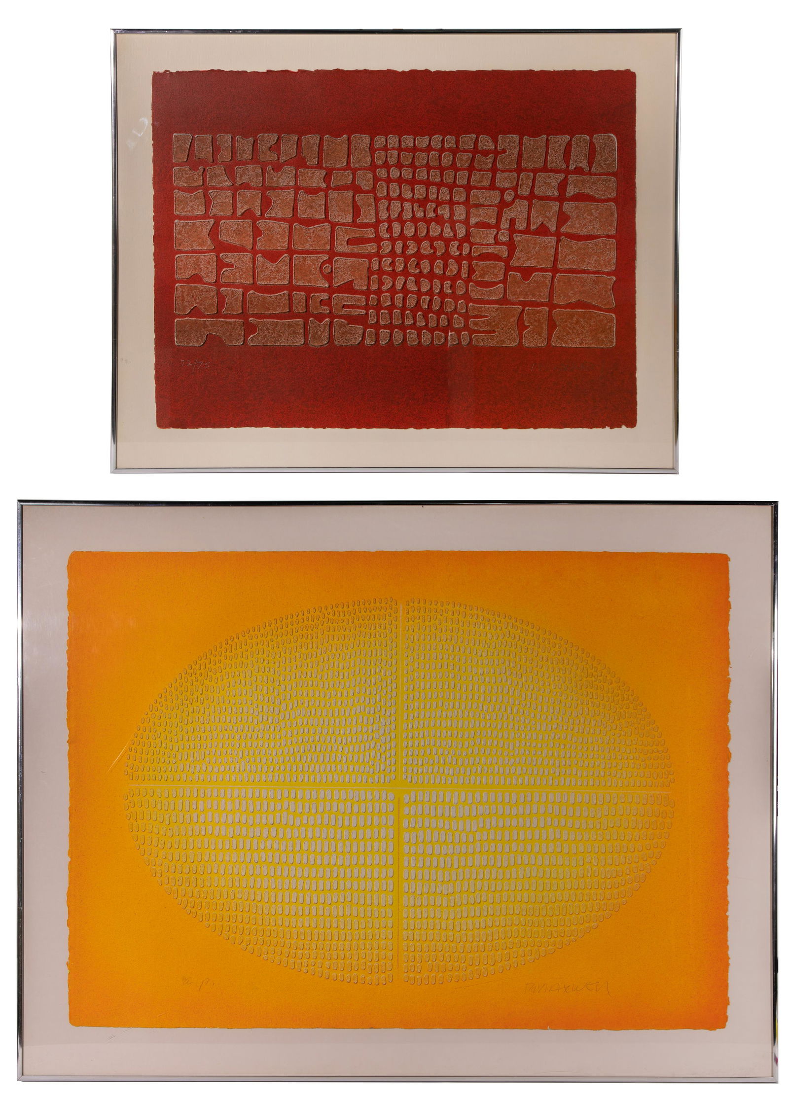 Paul Maxwell (American, b.1925) Serigraphs on Acrylic Cast Paper (1 of 7)