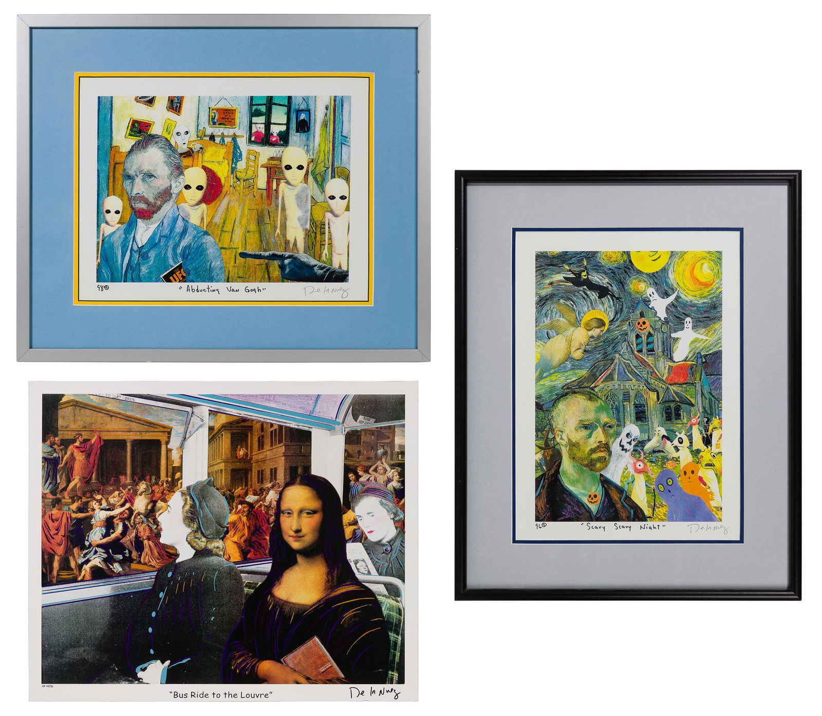 Nelson de la Nuez (Cuban / American, b.1959) Lithograph Assortment (1 of 7)