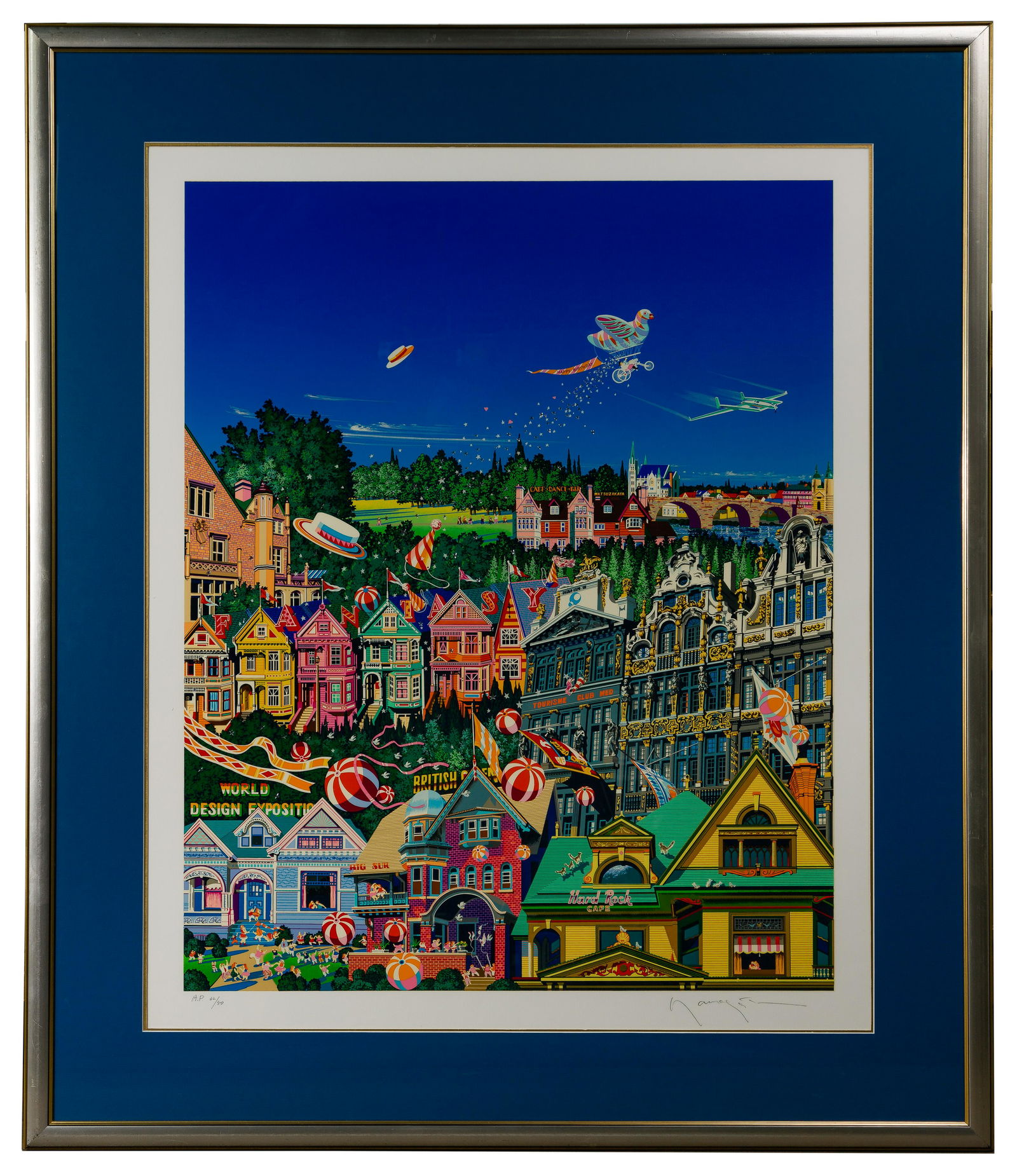 Hiro Yamagata (Japanese / American, b.1948) 'Fantasy' Serigraph (1 of 3)