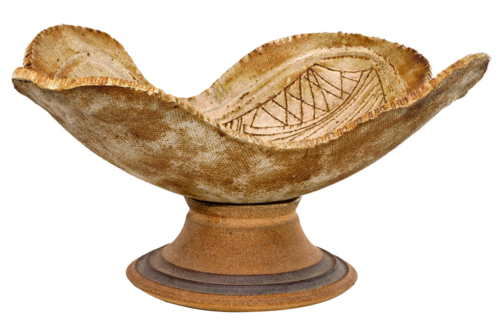 Nathaniel (Sonny) Bustion (American, b.1942) Pottery Centerpiece (1 of 5)