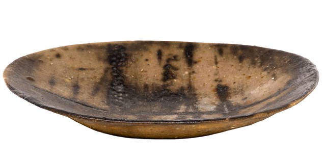 Ruth Duckworth (German / American, 1919-2009) Stoneware Bowl: Ruth Duckworth (German / American, 1919-2009) Stoneware Bowl Undated, signed 'RWD' to the underside, brown and black drip glaze Property from: Private Collector, Chicago, IL Height: 1 1/2 inches, Widt