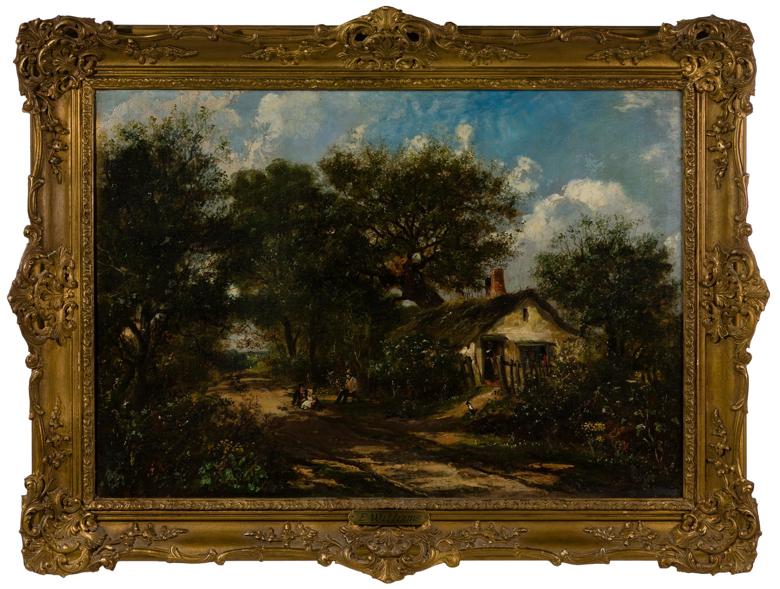 (Attributed to) Edward Williams (English 1781-1855) Oil on Canvas (1 of 8)