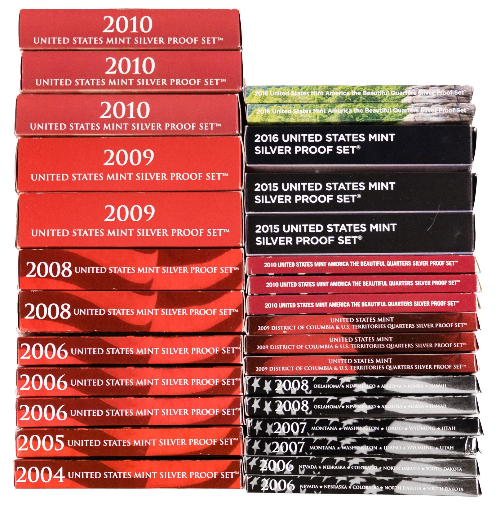 US Silver Proof Set Assortment (1 of 1)