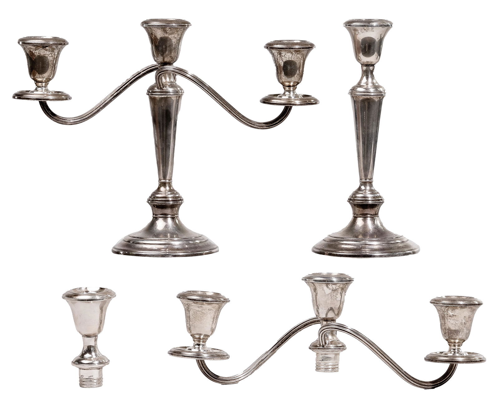 Gorham Sterling Silver Candlesticks (1 of 4)