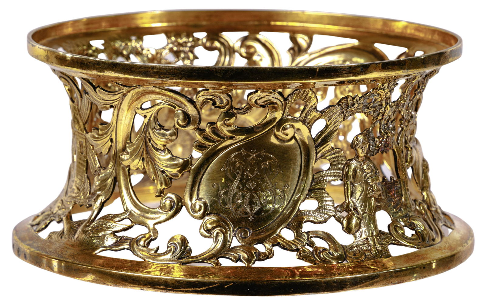 Irish Silver Serving Dish Ring (1 of 6)