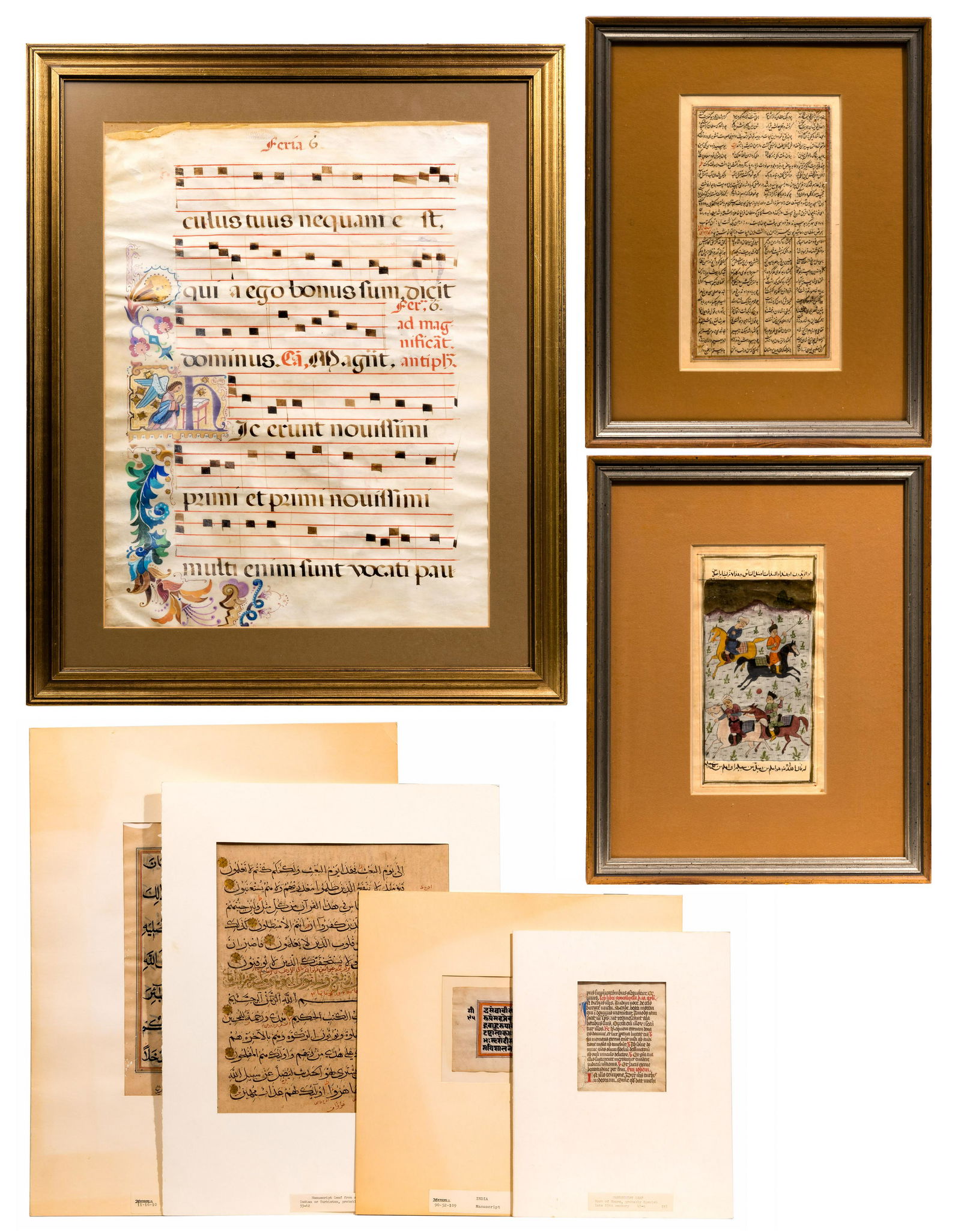 Medieval Manuscript Assortment (1 of 4)