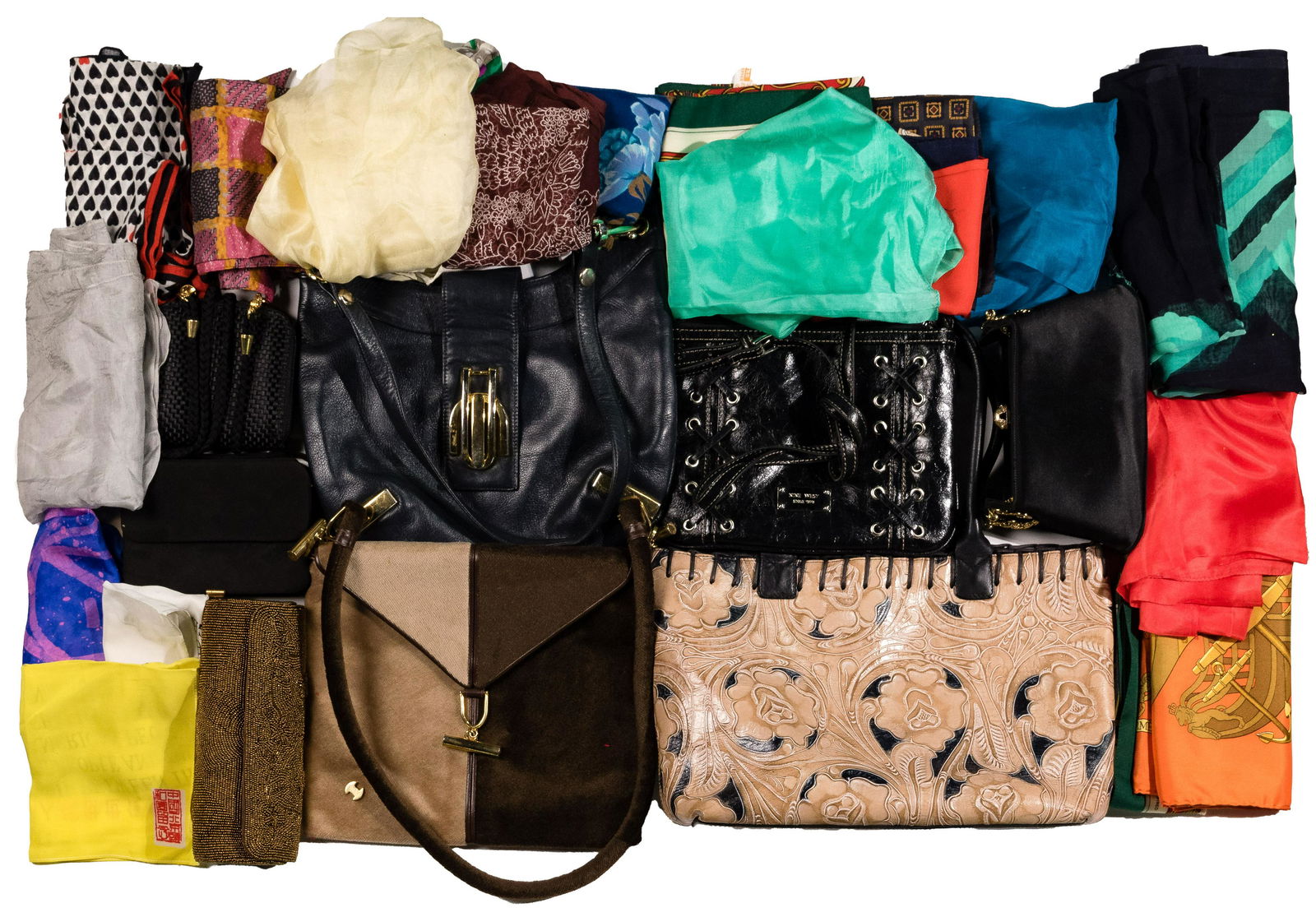 Handbag and Scarf Assortment (1 of 2)