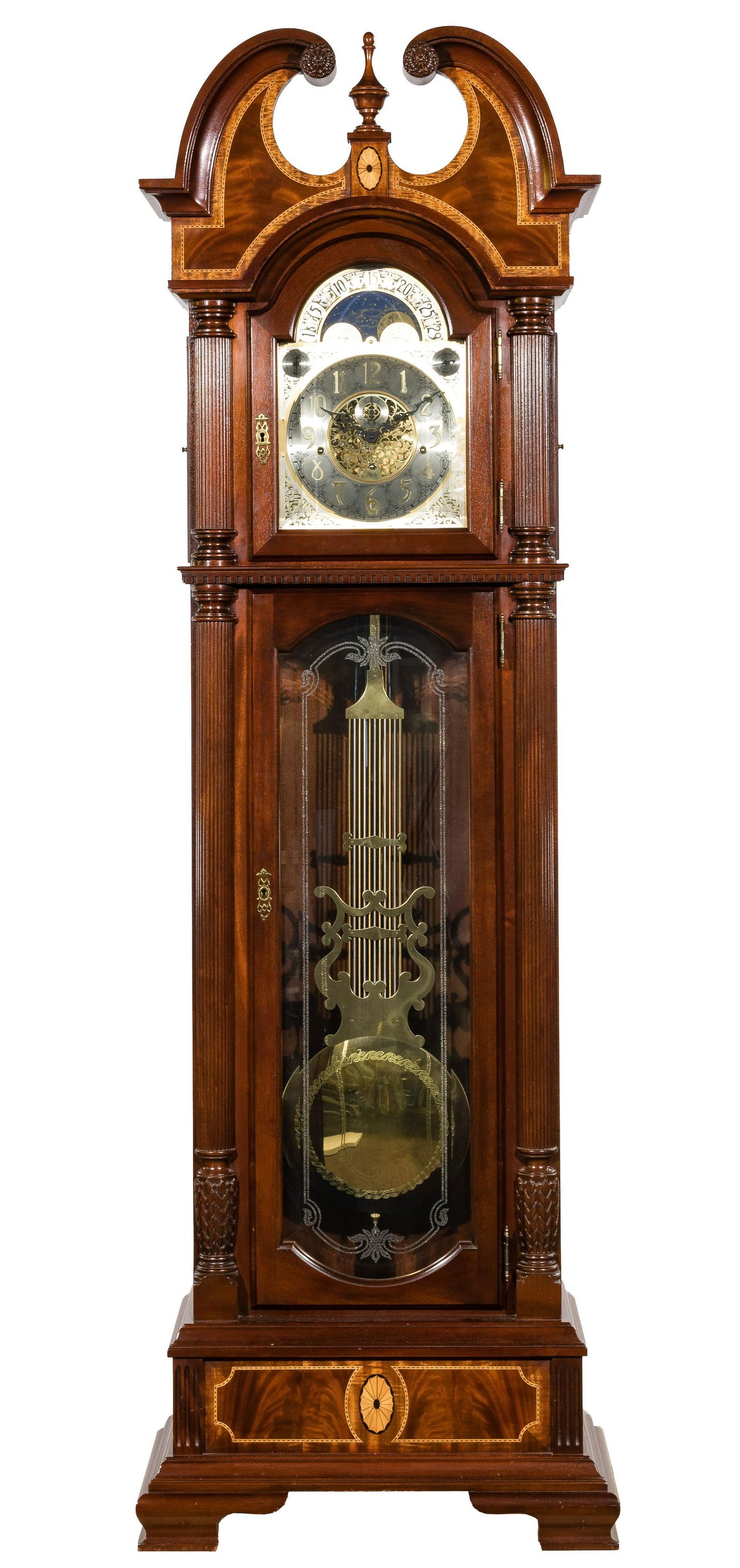 Sligh Georgian Style Grandfather Clock (1 of 8)